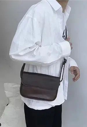 Japanese Brand Retro dark brand faux leather shoulder bag Size ONE SIZE - 4 Thumbnail