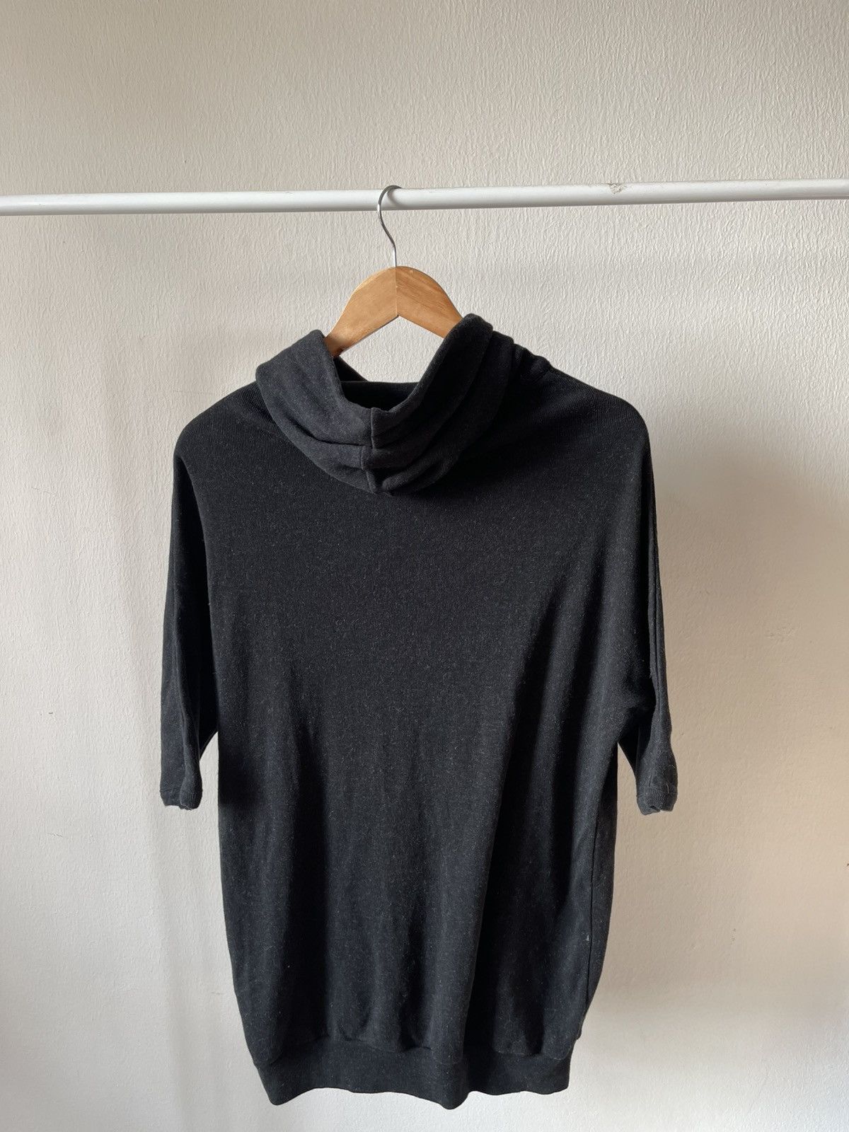 Y's for Men × Yohji Yamamoto 90s Yohji Yamammoto Short Sleeve Hoodie Size US M / EU 48-50 / 2 - 7 Thumbnail