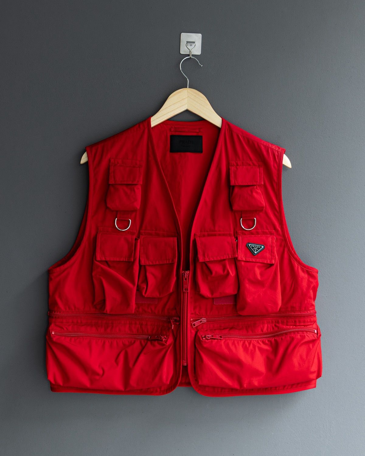 Prada Prada Multi-Pocket Cotton Vest Size US M / EU 48-50 / 2 - 11 Thumbnail