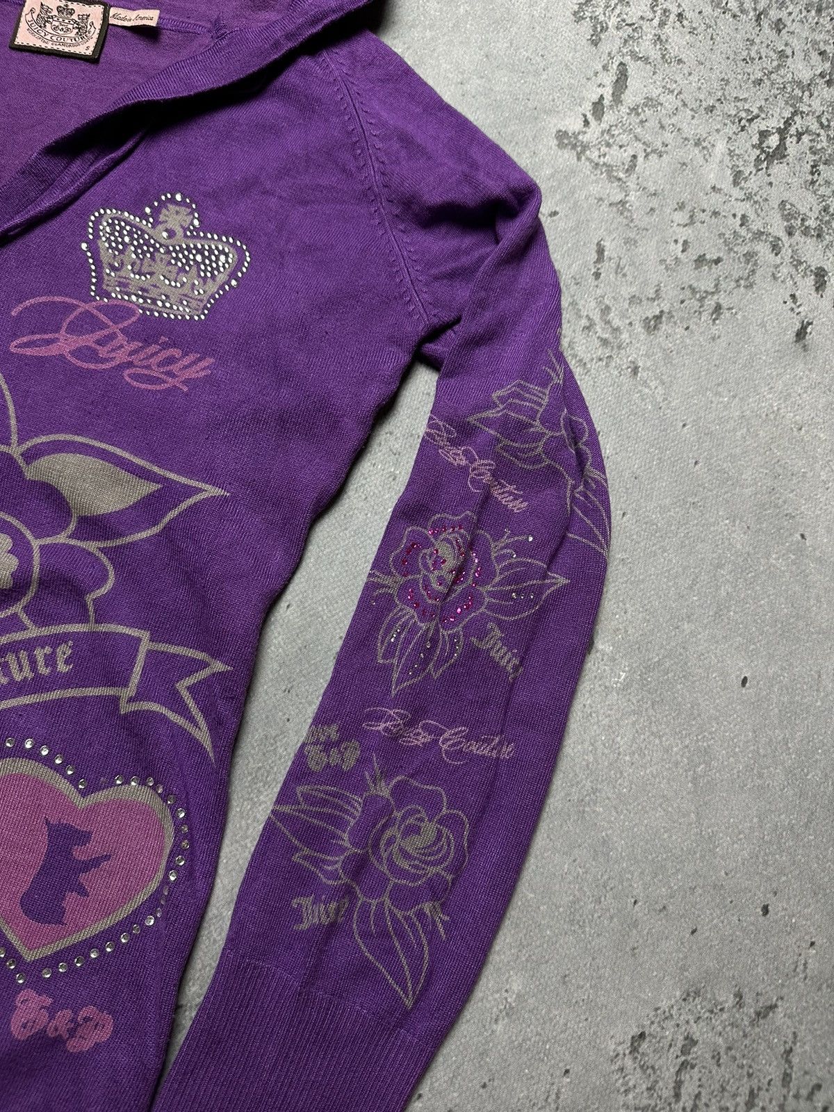 Juicy Couture Juicy Couture Hoodie Dress Tunik Vintage Made in America USA Size S / US 4 / IT 40 - 9 Thumbnail