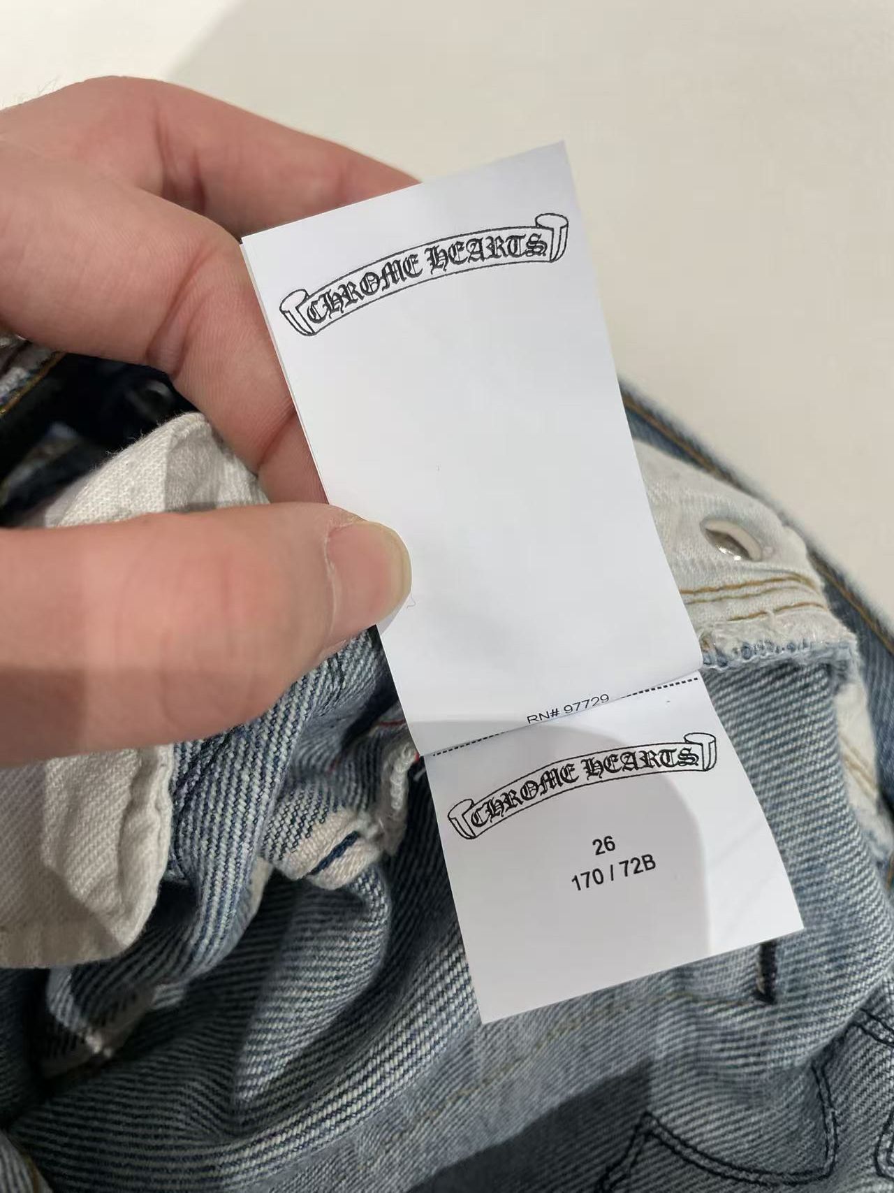 Chrome Hearts Chrome Hearts Levi's 501 Black Cross Leather Patch Jeans Size 26" / US 2 / IT 38 - 12 Thumbnail