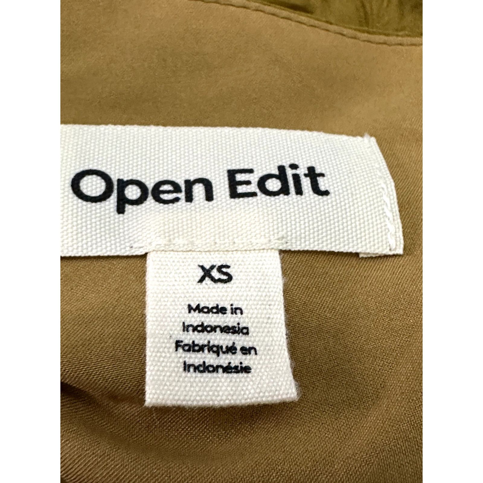 Other Open Edit Romper Surplice V-Neckline Brown Bronze XS NWT Size 32" / US 10 / IT 46 - 9 Thumbnail