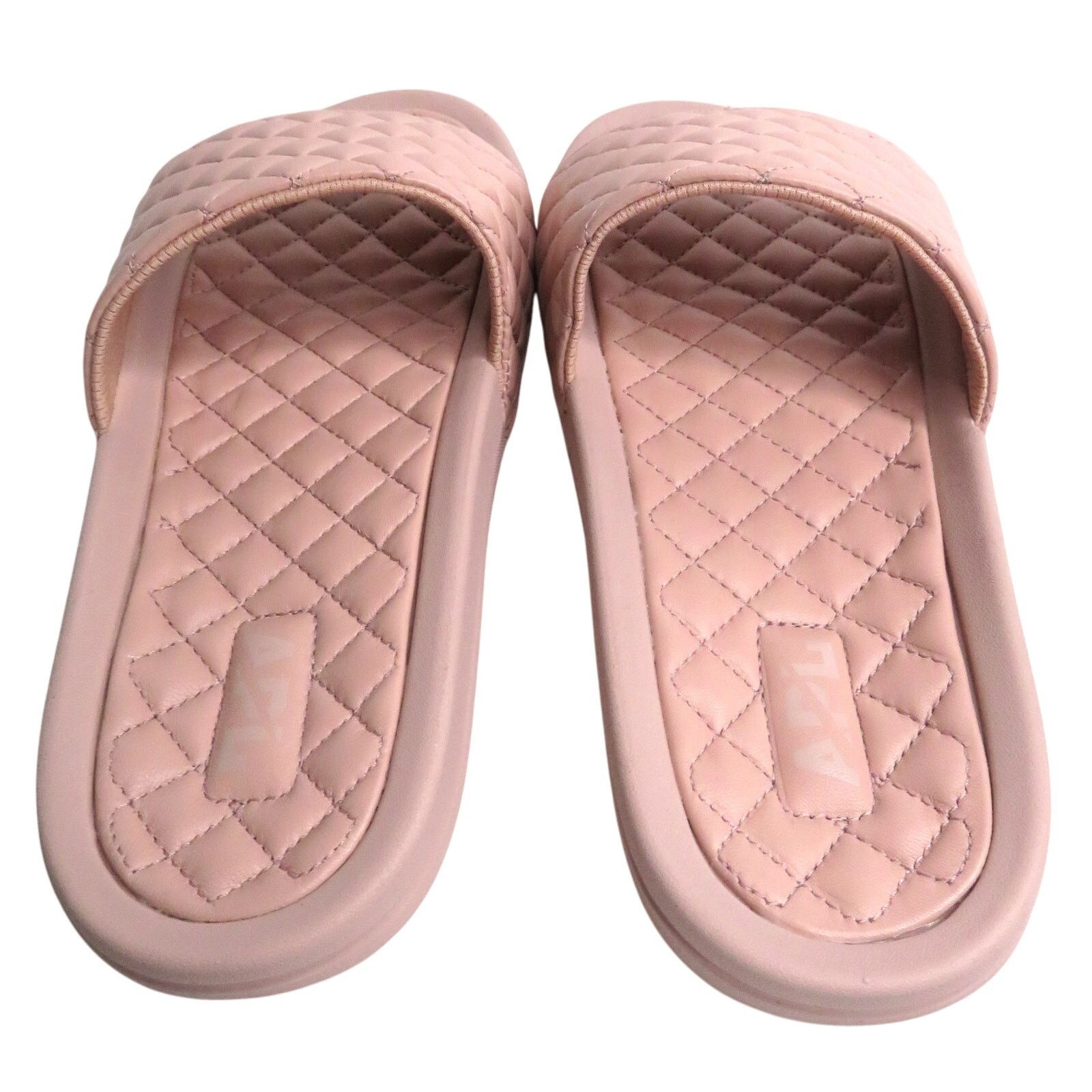 Athletic Propulsion Labs APL-Athletic Propulsion Labs Quilted Leather Slides RoseDust Size US 9 / IT 39 - 4 Thumbnail
