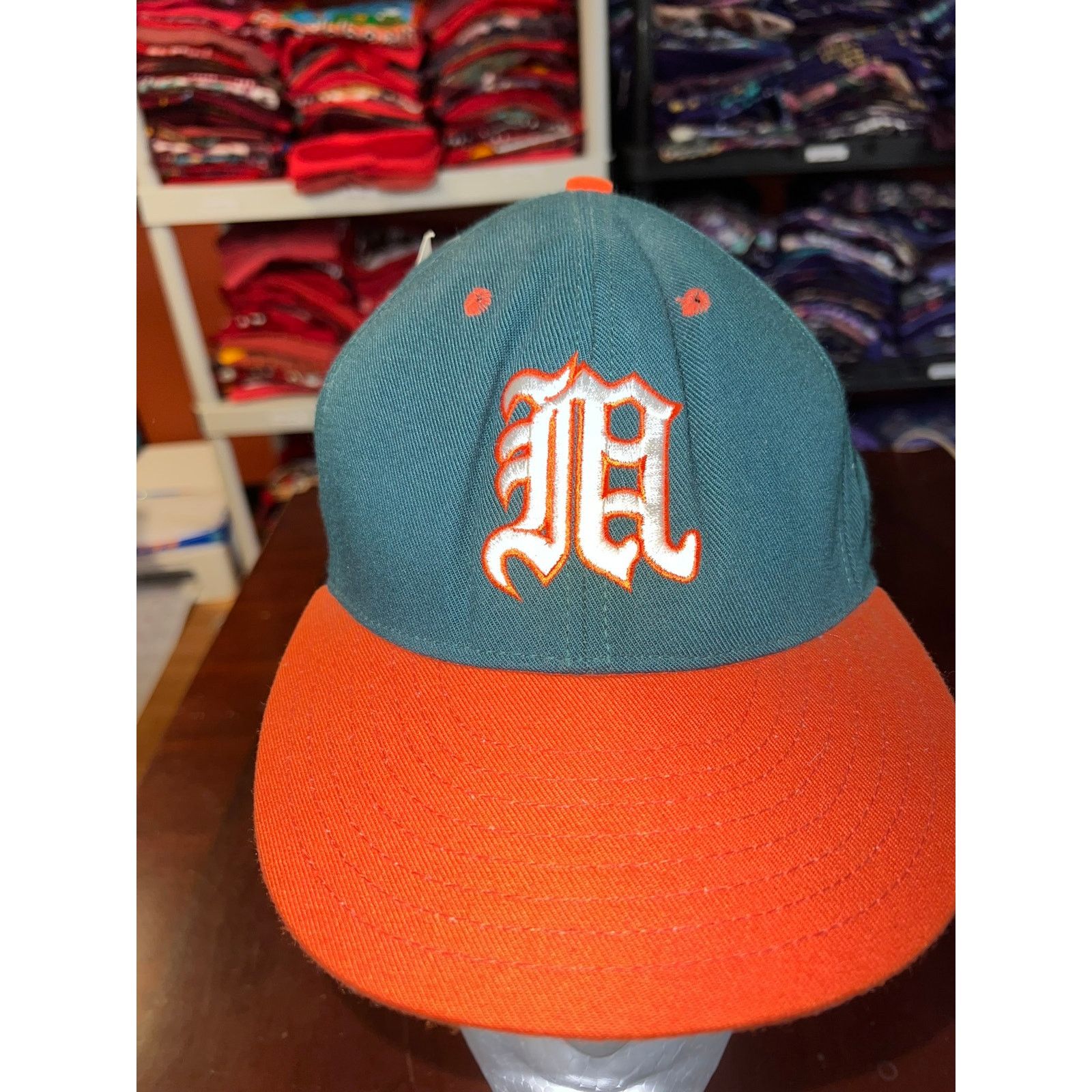 Pro Line Vintage Miami Hurricanes Hat OTF On The Field Pro Line NCAA Size ONE SIZE - 2 Thumbnail