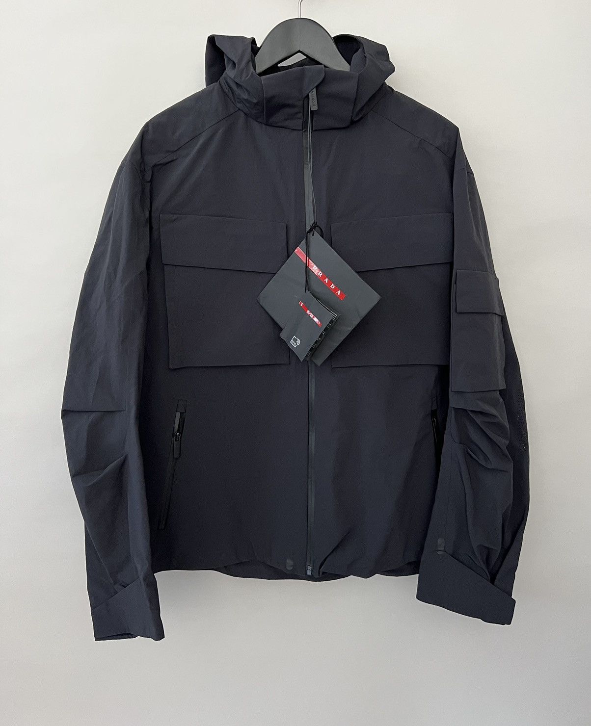 Prada $4k Prada Light technical fabric windbreaker | Grailed