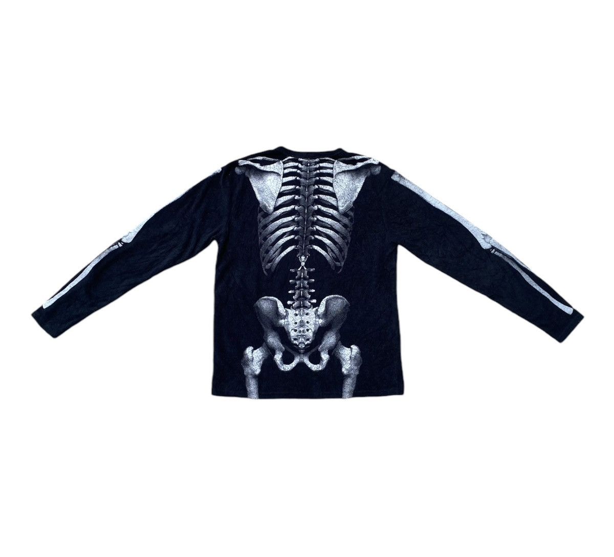 Japanese Brand PPFM Skeleton Fleece L.Sleeve Rare Design Size US L / EU 52-54 / 3 - 2 Thumbnail