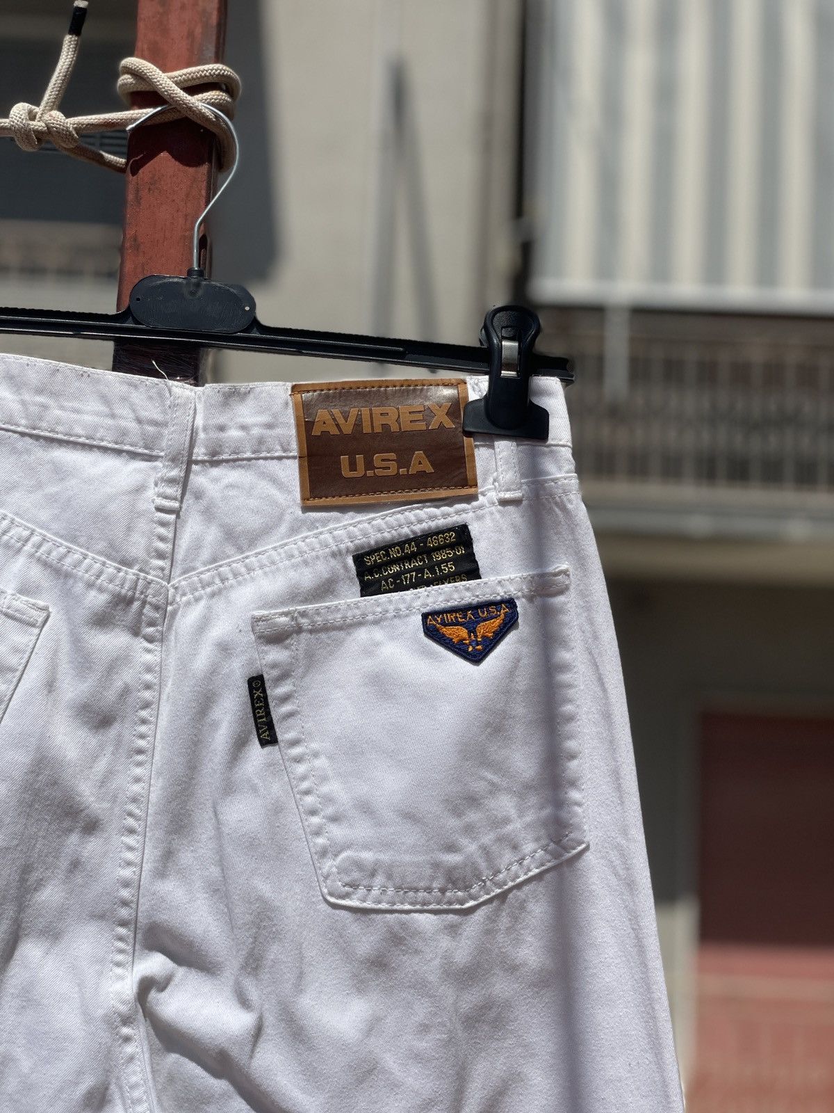 Avirex × Vintage Men’s AVIREX USA WHITE JEANS PANTS SIZE 29 Size US 29 - 5 Thumbnail