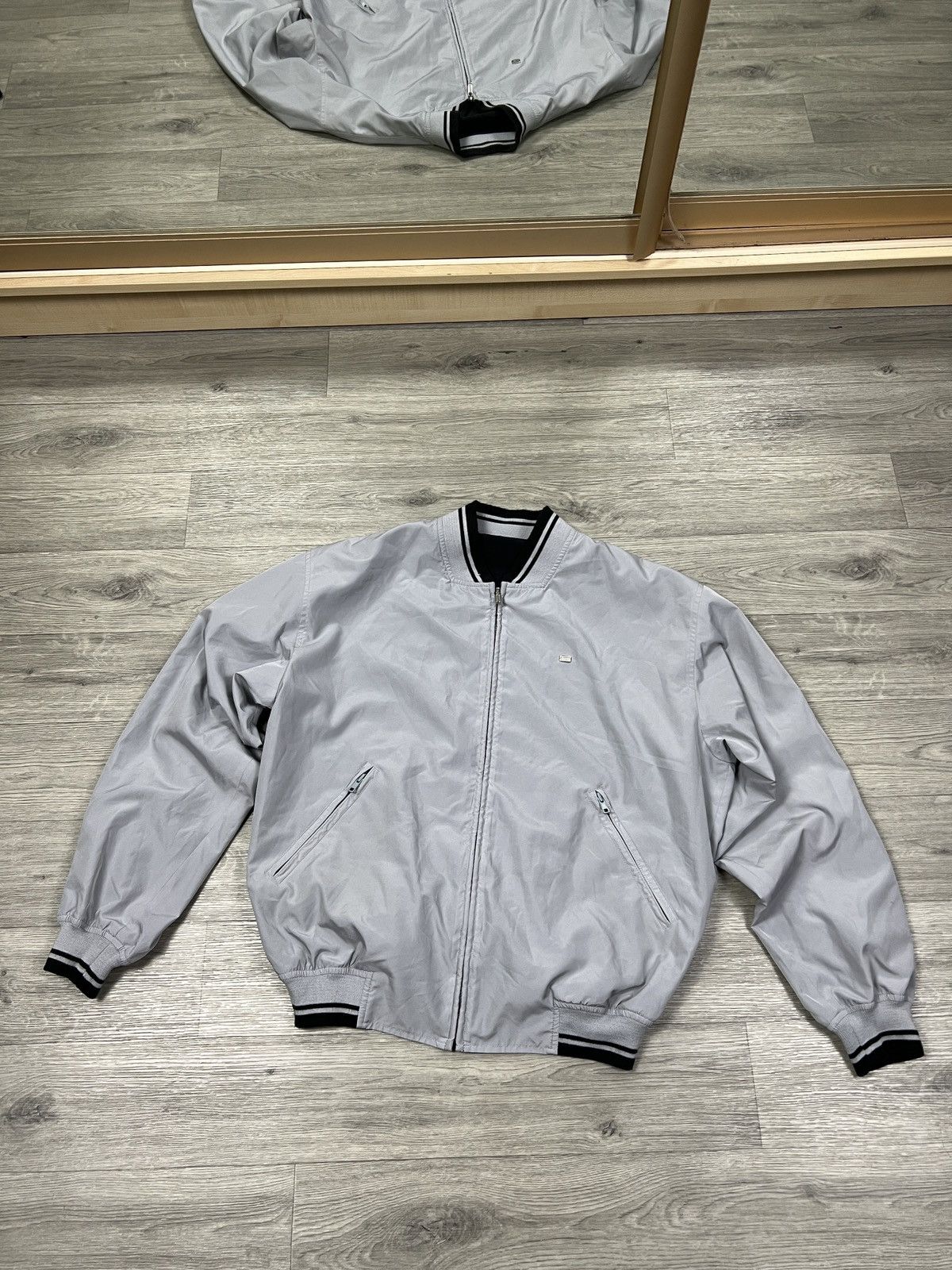 Lacoste Vintage Lacoste Reversible Windbreaker Bomber Jacket Size M Size US M / EU 48-50 / 2 - 2 Thumbnail
