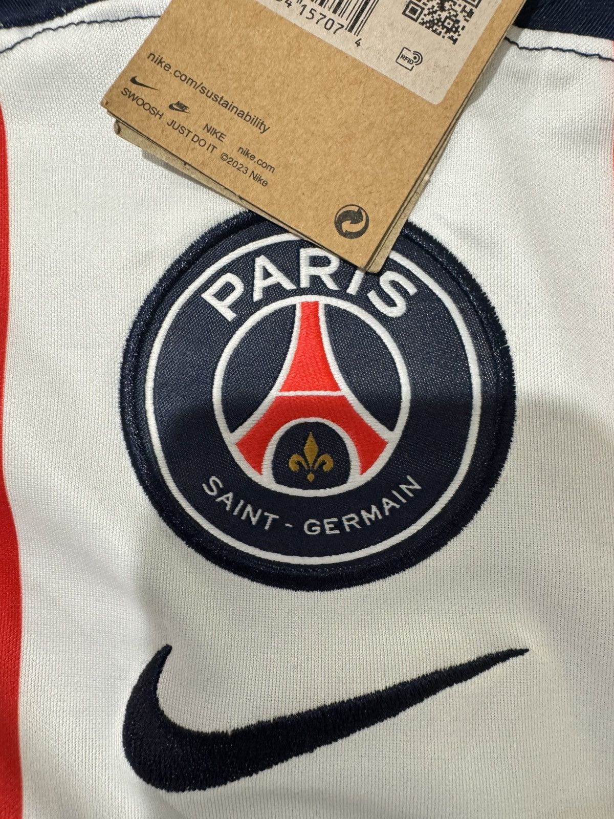 Nike Paris Saint Germain PSG 2022/23 Home Soccer Jersey Mens Size US L / EU 52-54 / 3 - 4 Thumbnail