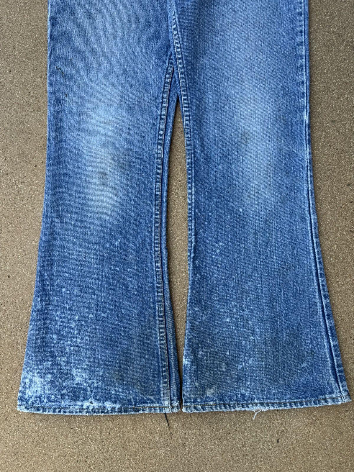 Levi's Vtg 70’s Levi’s 646 Orange Tab Bellbottom Flare Jeans 30x28 Size US 30 / EU 46 - 3 Thumbnail