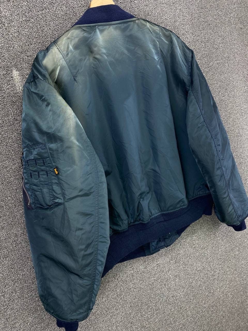 Alpha Industries Vintage Alpha Industries Flyer Man MA 1 Bomber Jacket Size US XL / EU 56 / 4 - 13 Thumbnail