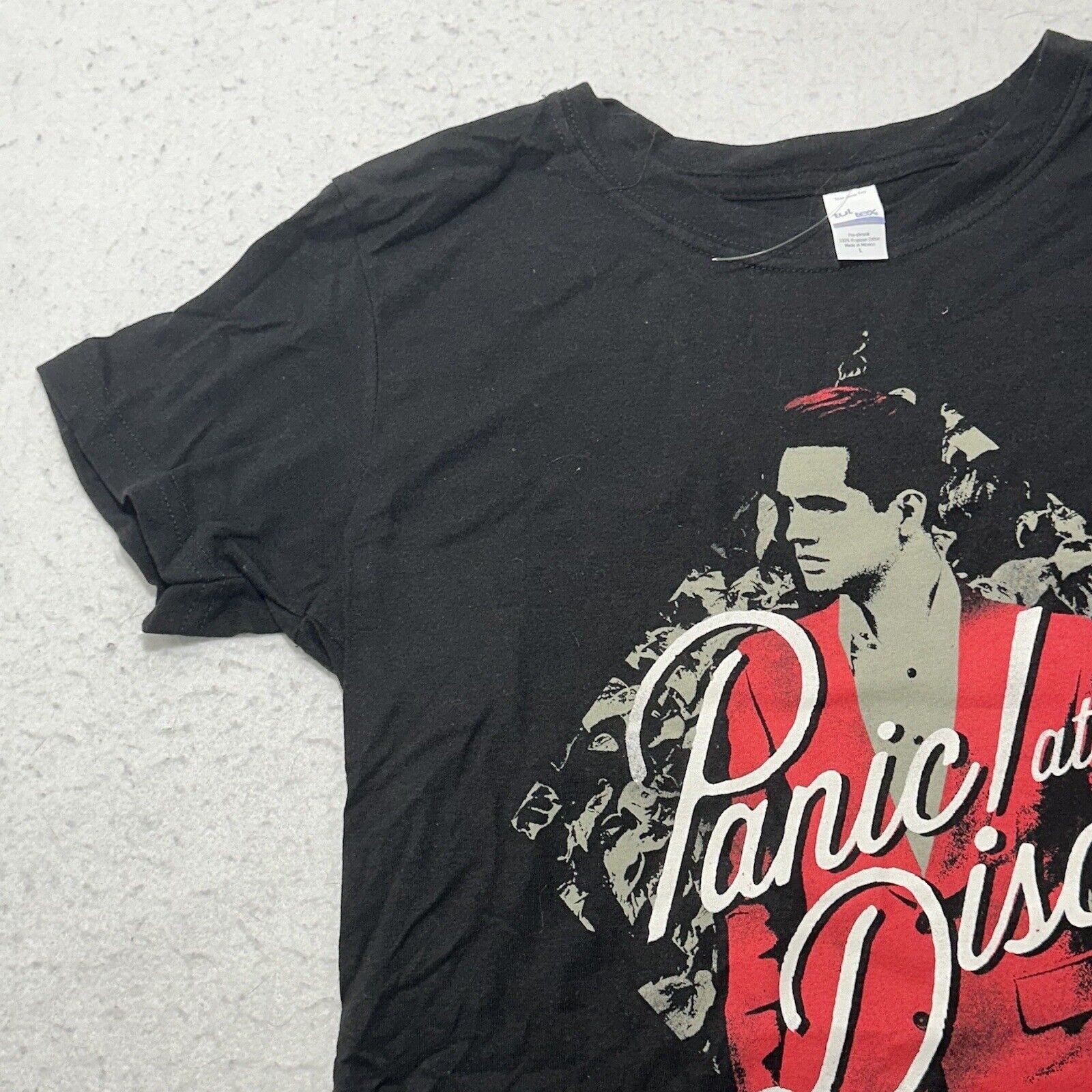 Tultex Panic! At The Disco Large Band Black Graphic T Shirt Size L / US 10 / IT 46 - 5 Thumbnail