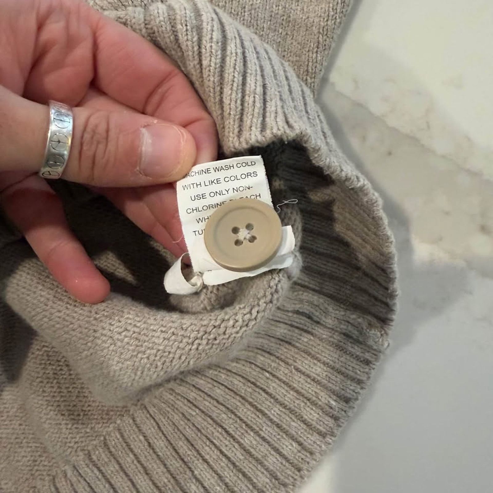 Method Method Pullover Knit Long Sleeve Shawl Neck Sweater Mens XXL Size US XXL / EU 58 / 5 - 5 Thumbnail
