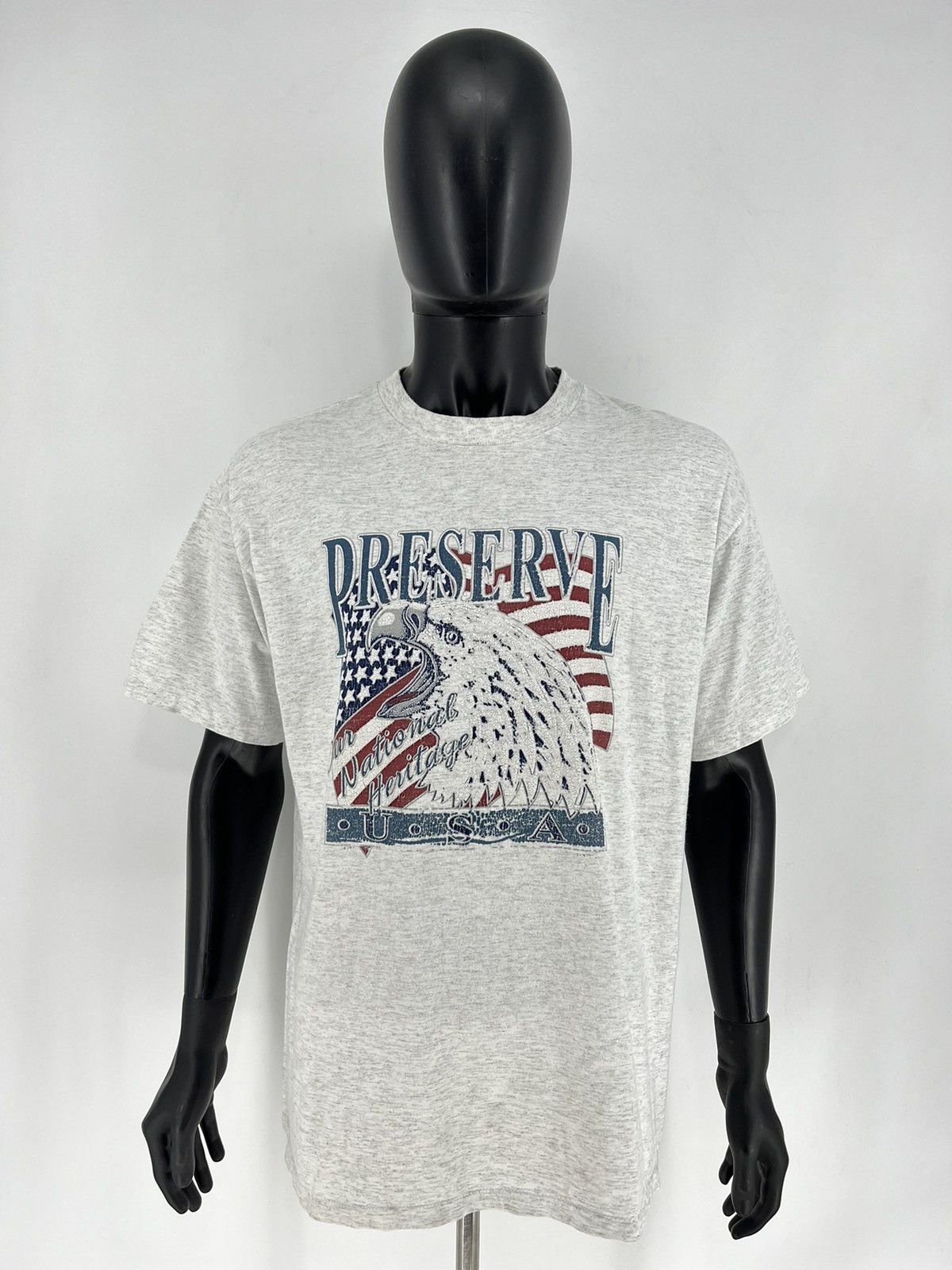 Vintage Vintage Eagles Preserves U.S.A Tees T Shirts Size US XL / EU 56 / 4 - 2 Thumbnail
