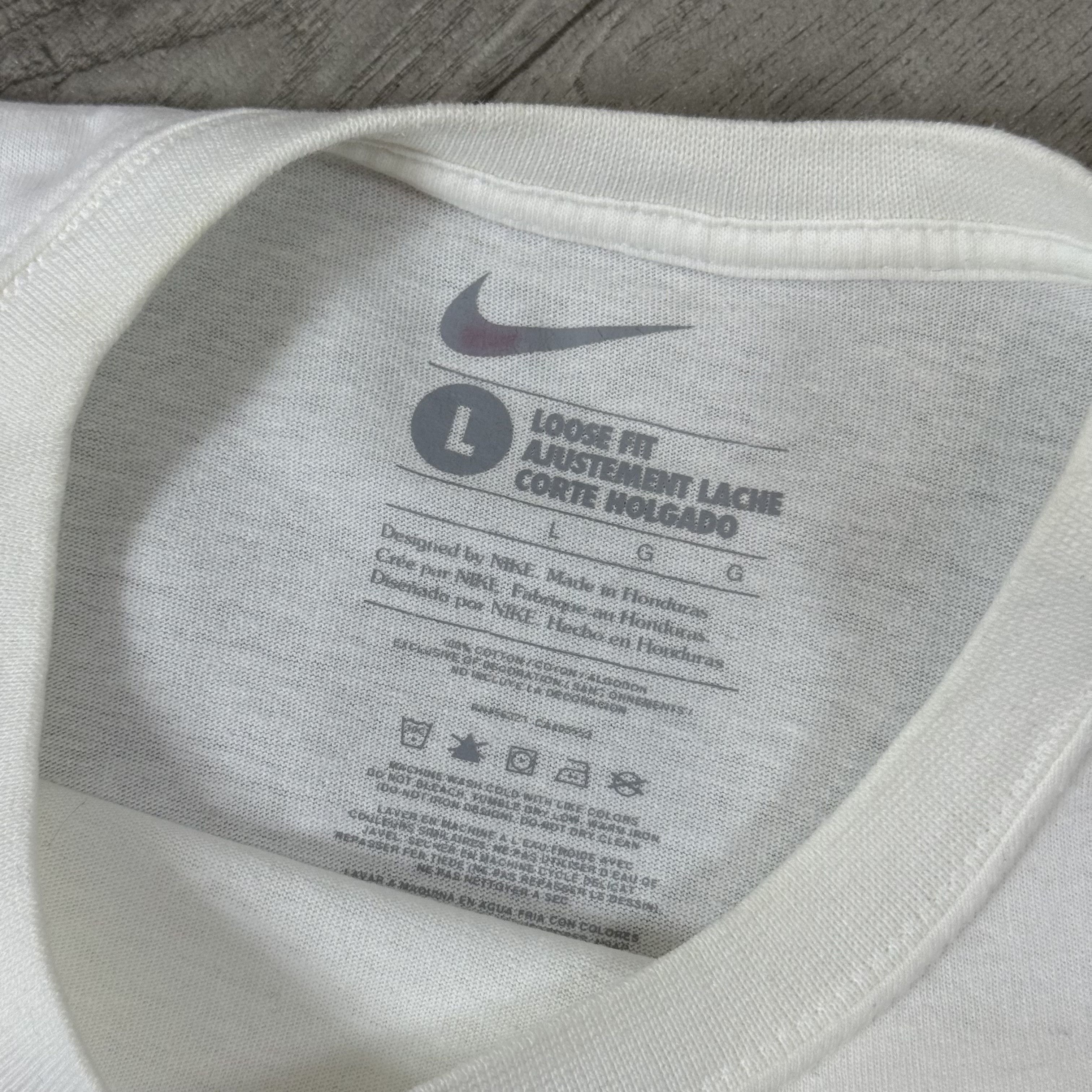 Nike Vintage Nike I Love New York 90s White Graphic Tee Shirt L Size US L / EU 52-54 / 3 - 7 Thumbnail