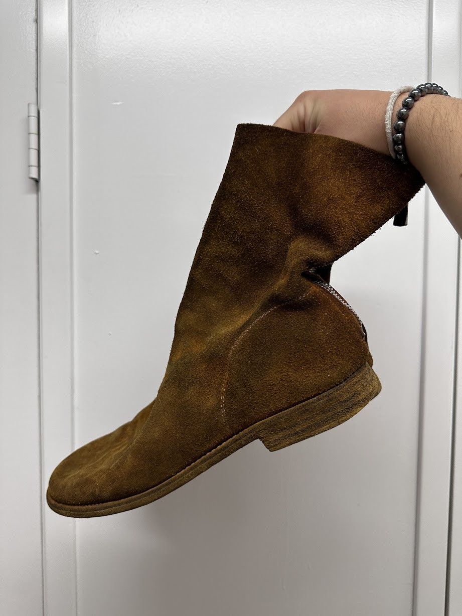 Guidi Collector piece: GUIDI. 987 Reverse bison. Horse lined. Size US 13 / EU 46 - 2 Thumbnail