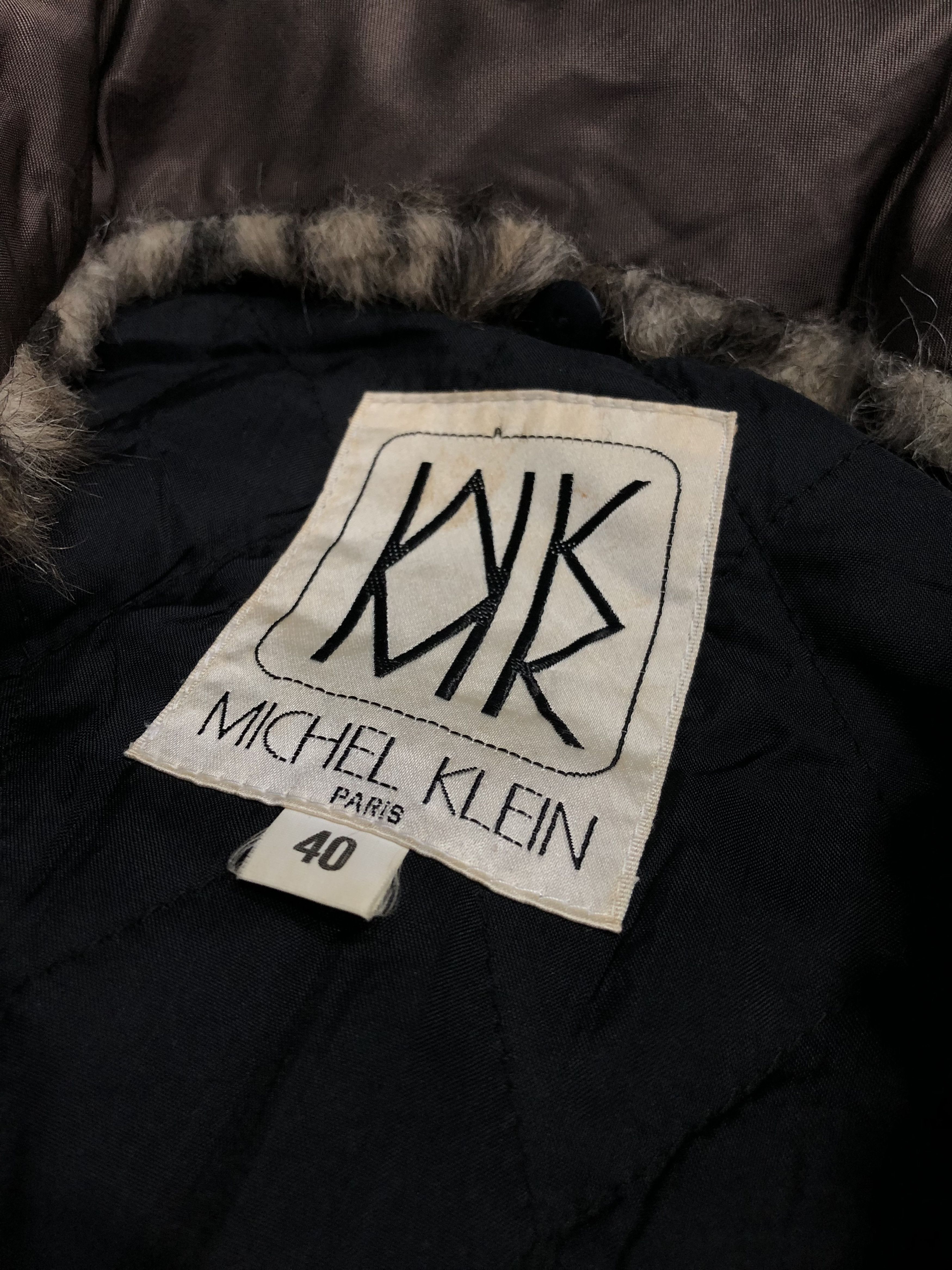 Japanese Brand × Michel Klein × Vintage Vintage michel klein paris cropped fur bombers jacket Size M / US 6-8 / IT 42-44 - 6 Thumbnail