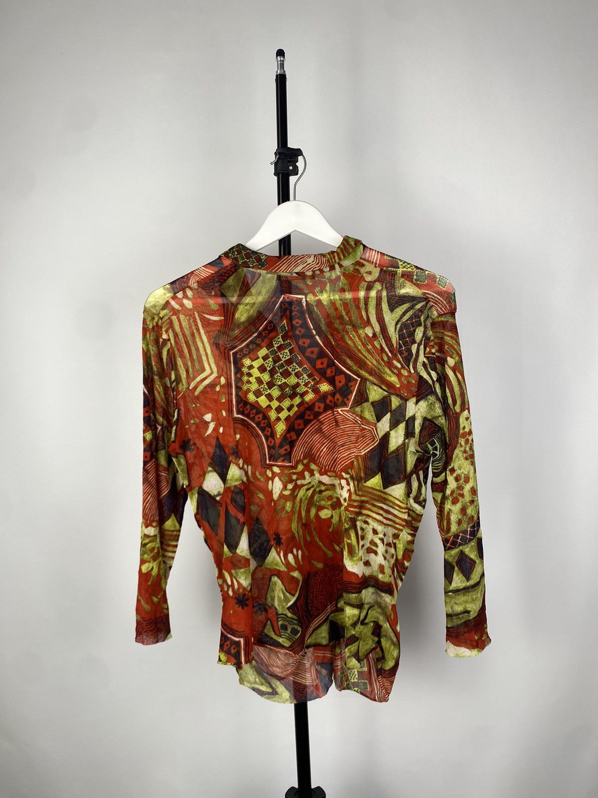 Designer × Japanese Brand Garella Jean Paul Gaultier Style Mesh Top Blouses Size M / US 6-8 / IT 42-44 - 5 Thumbnail