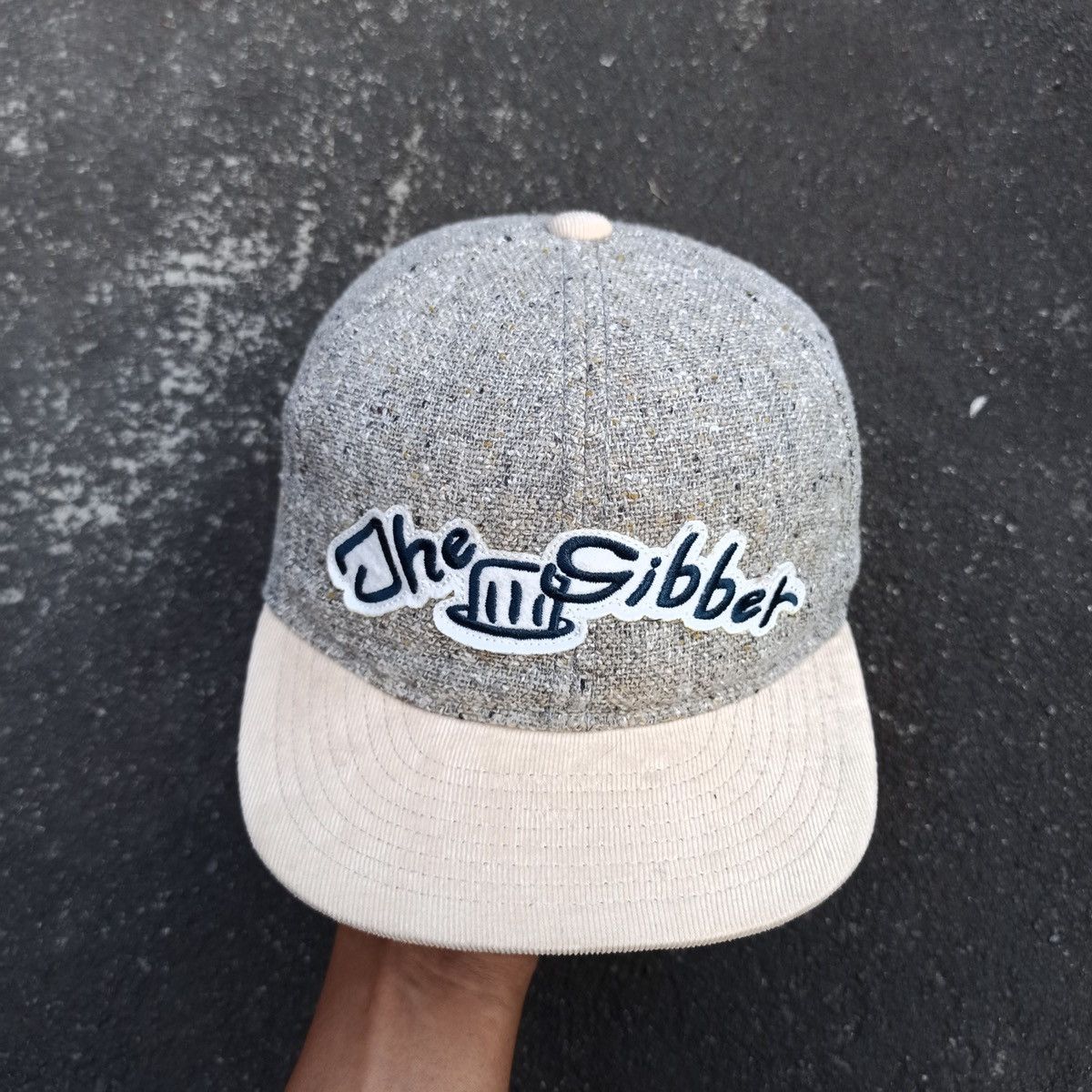 Japanese Brand Unique materials. Snapbacl The sibber hat by ungrid Size 38 - 2 Thumbnail