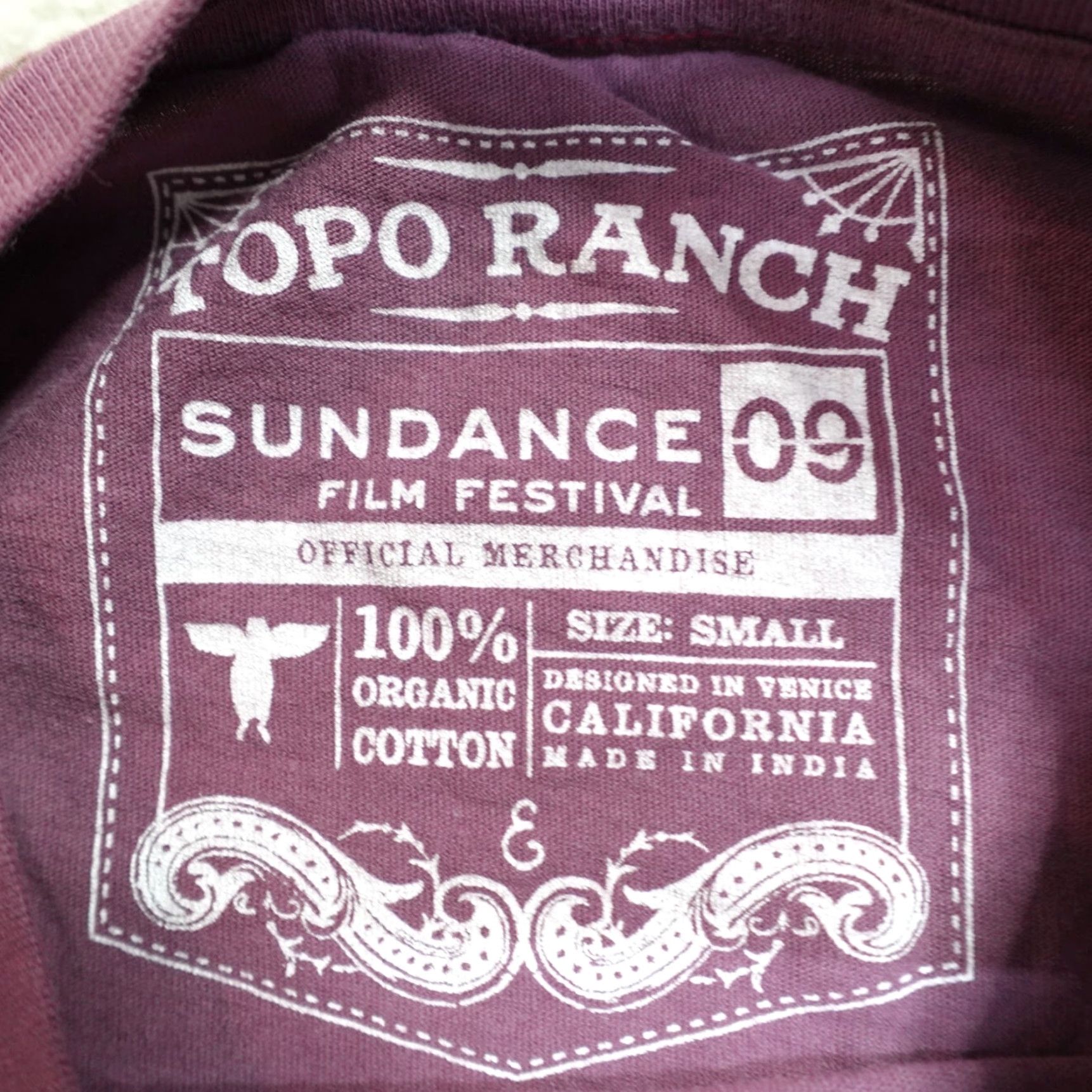 Vintage VINTAGE Sundance Womens Shirt Small Purple Film Festival 2009 Shirt Womens S Purple 2009 Festival Crew Neck Long Sleeve Cotton Basic Top Men? Size S / US 4 / IT 40 - 3 Thumbnail