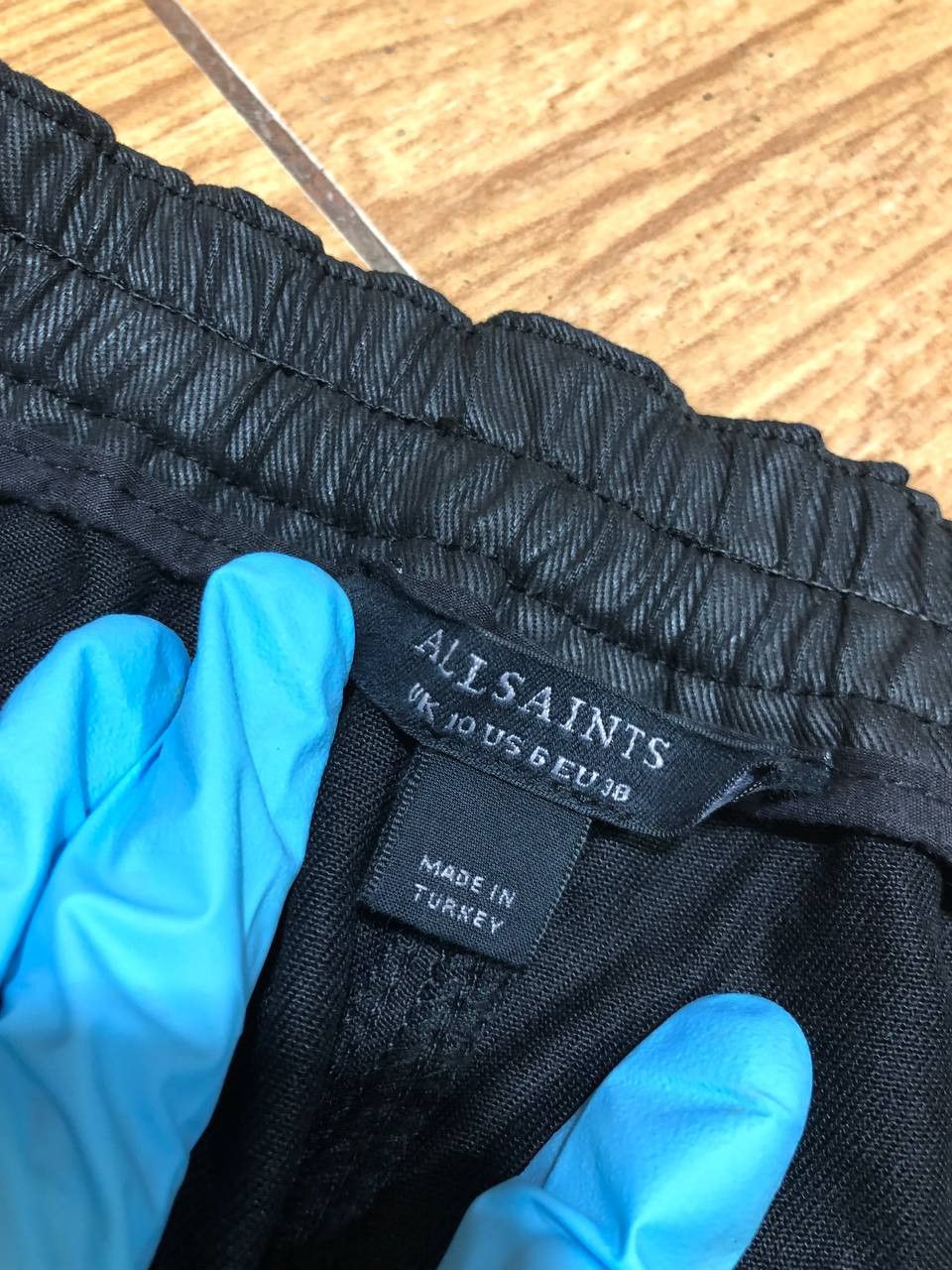 Allsaints AllSaints Jeans Coated Skinny Zipper Ankle Date Club Size 28" / US 6 / IT 42 - 2 Thumbnail