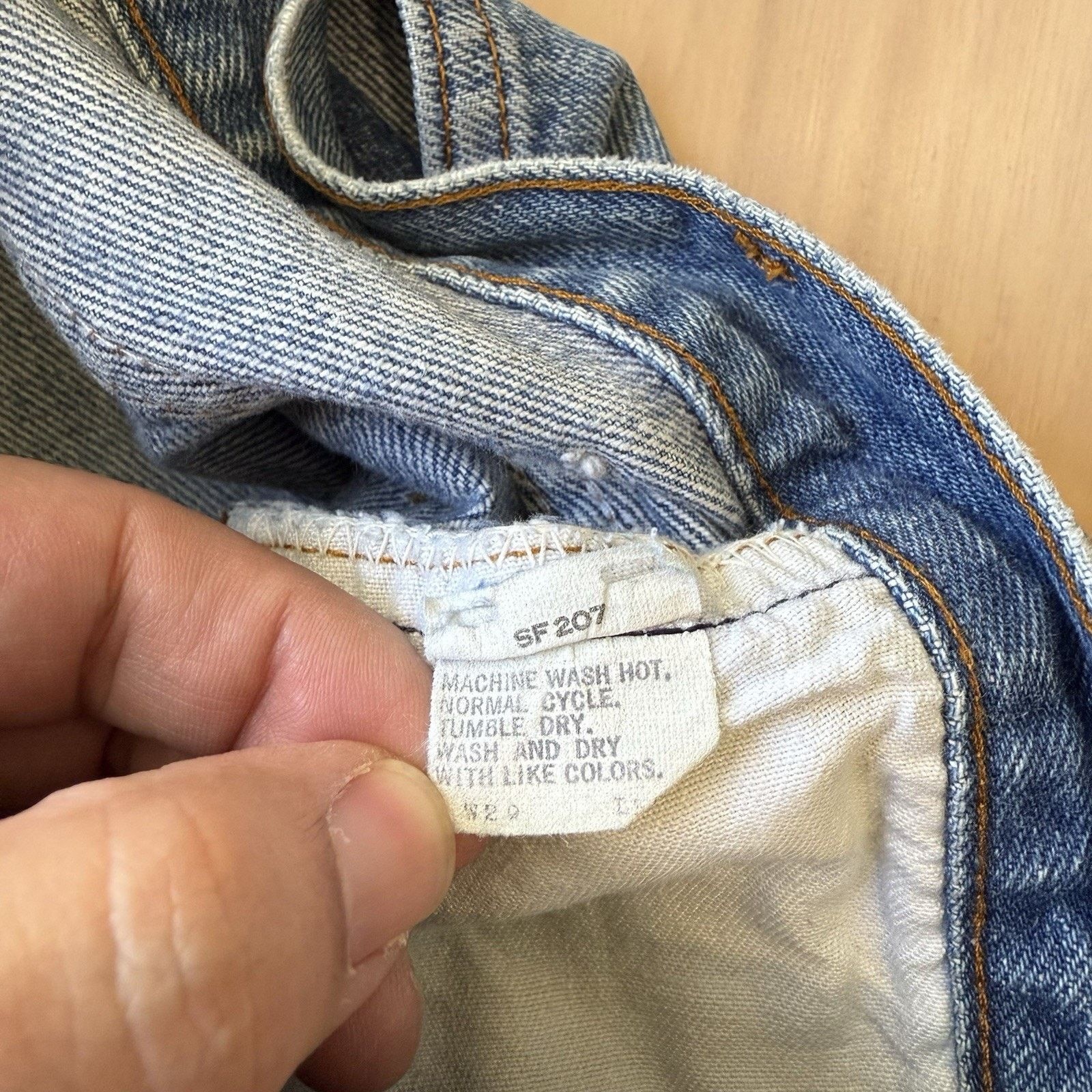 Levi's × Vintage Vintage Levis 501 Jeans 28 Blue 80s Medium Wash Made USA Size US 28 / EU 44 - 6 Thumbnail