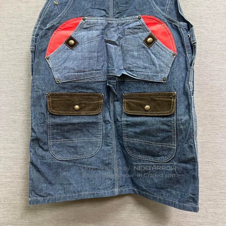 Junya Watanabe Junya Watanabe Contrast denim dungaree skirt Size M / US 6-8 / IT 42-44 - 5 Thumbnail