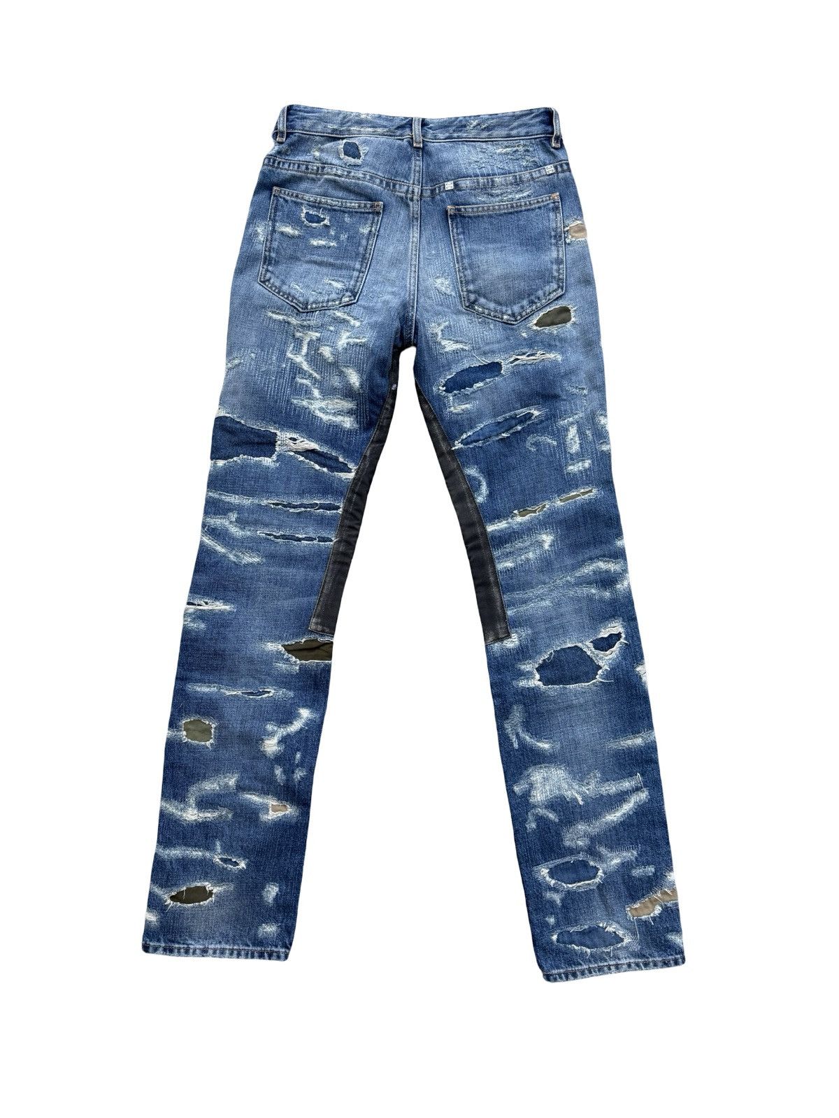 Givenchy Givenchy Boro Distressed Moleskin Denim Size US 30 / EU 46 - 4 Thumbnail