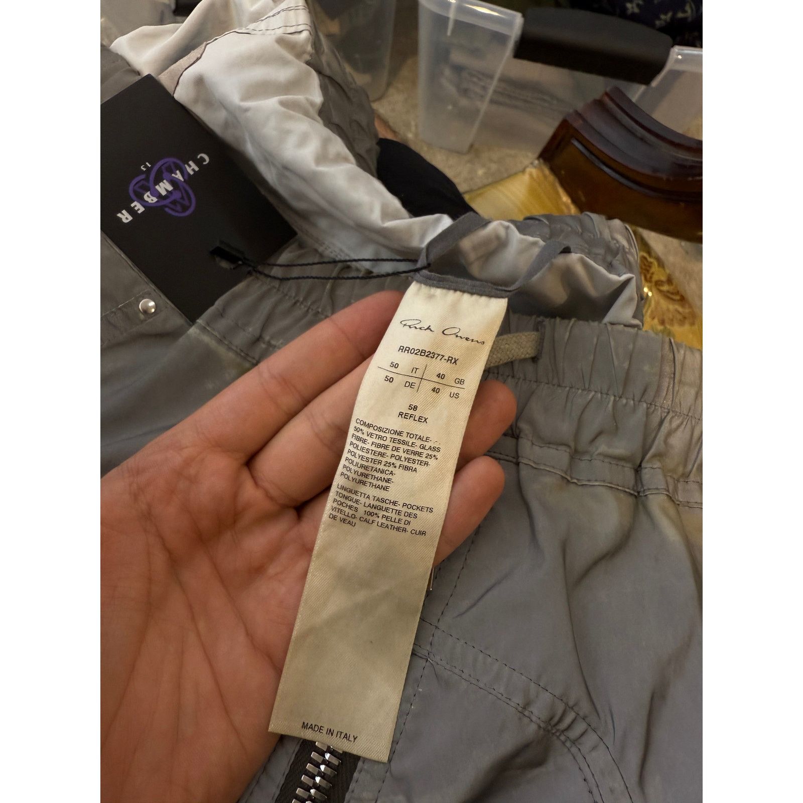 Rick Owens Rick Owens 3M Cannonball Cargo Pants Used 50 (Large) Size US 34 / EU 50 - 4 Thumbnail