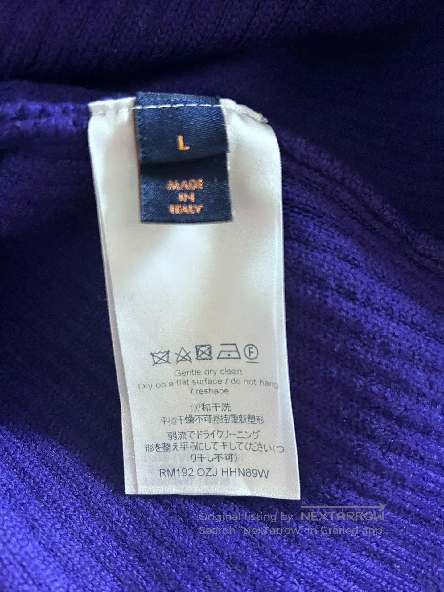 Louis Vuitton Louis Vuitton Purple Earth Sweater Limited Edition. Size US XL / EU 56 / 4 - 4 Thumbnail