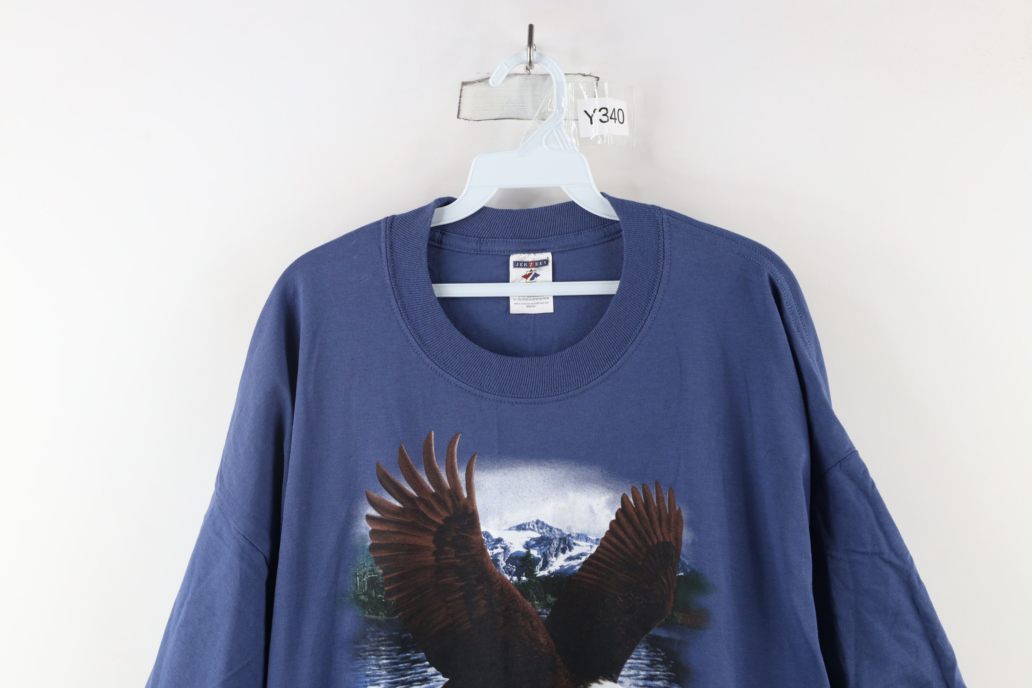 Vintage Vintage 90s Streetwear Eagle Mountains Short Sleeve T-Shirt Size US XXL / EU 58 / 5 - 2 Thumbnail