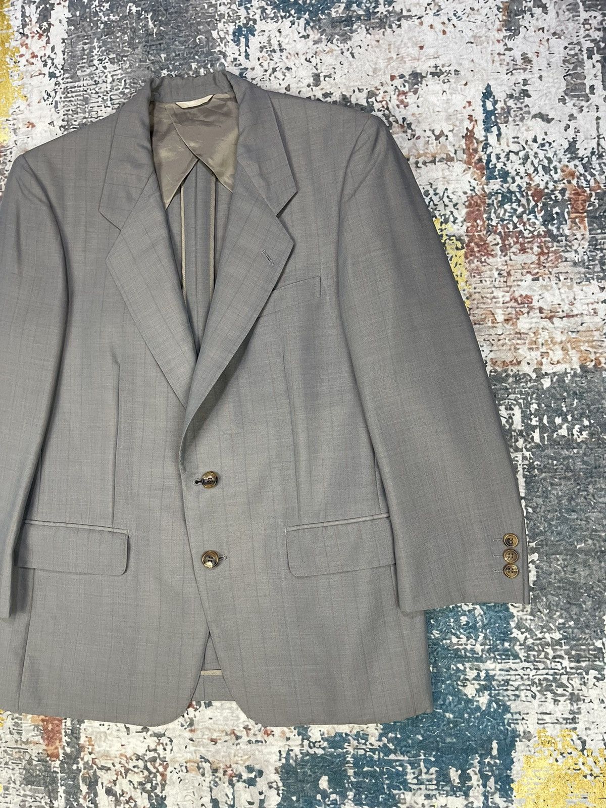Balenciaga Balenciaga Paris Checked Gray Single Breasted Suit Blazer Size US S / EU 44-46 / 1 - 3 Thumbnail