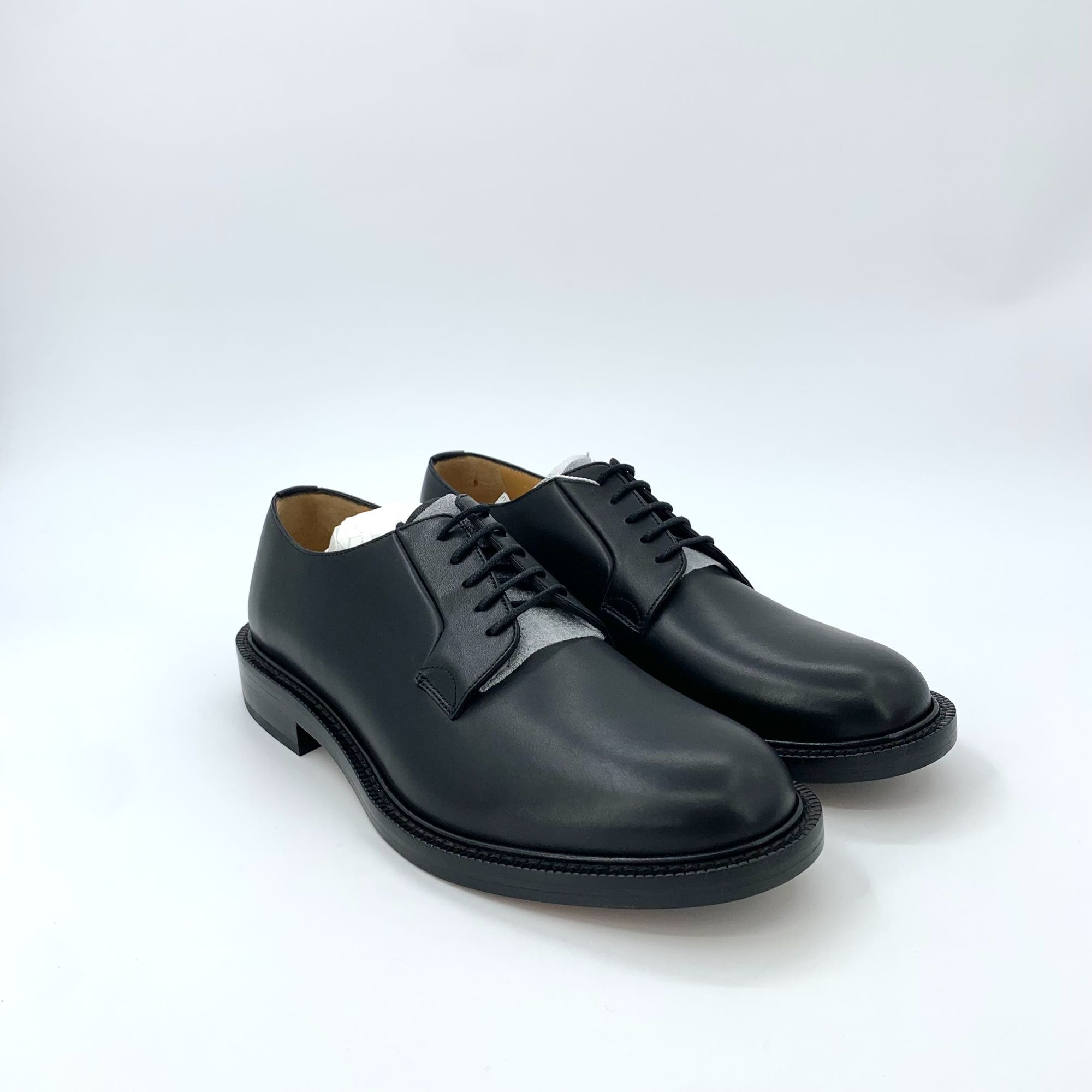 Valentino Valentino Garavani Mens Black Leather Lace-Up Shoes Size 41 Size US 7.5 / EU 40-41 - 8 Thumbnail