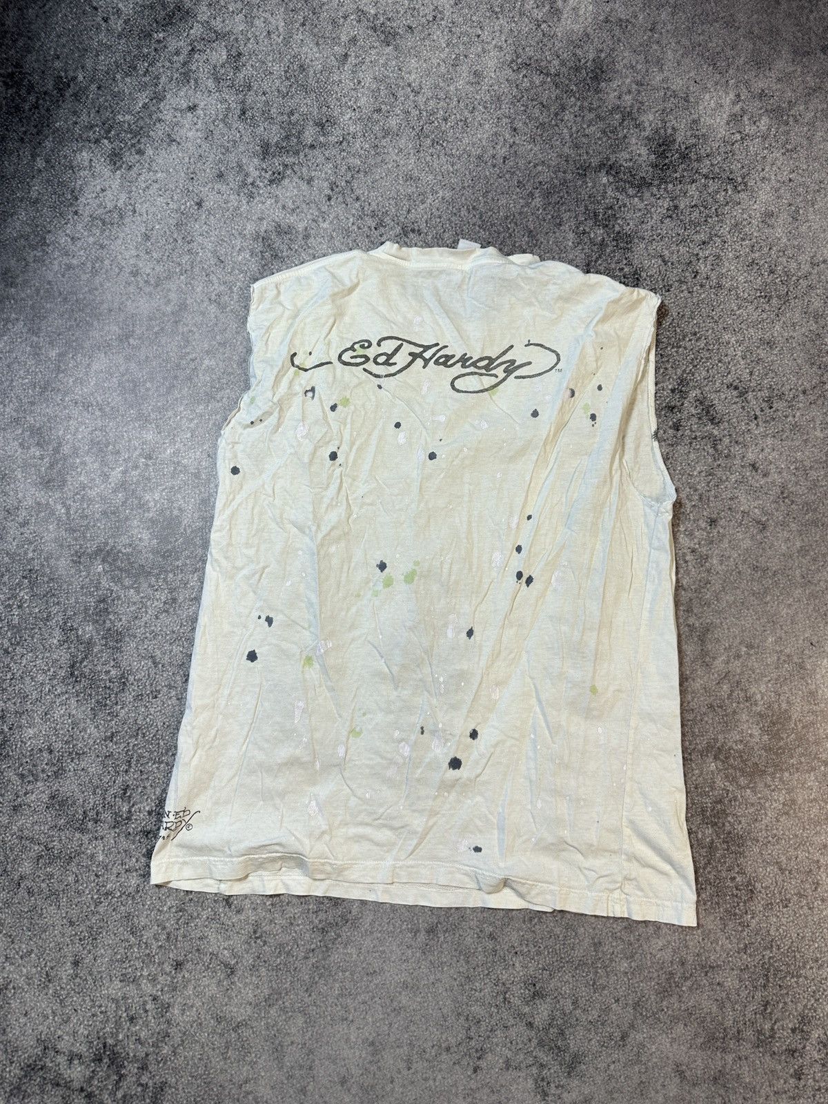 Christian Audigier × Ed Hardy Y2K Ed Hardy Christian Audigier Logo T-shirt Avant Garde Vtg Size US L / EU 52-54 / 3 - 5 Thumbnail