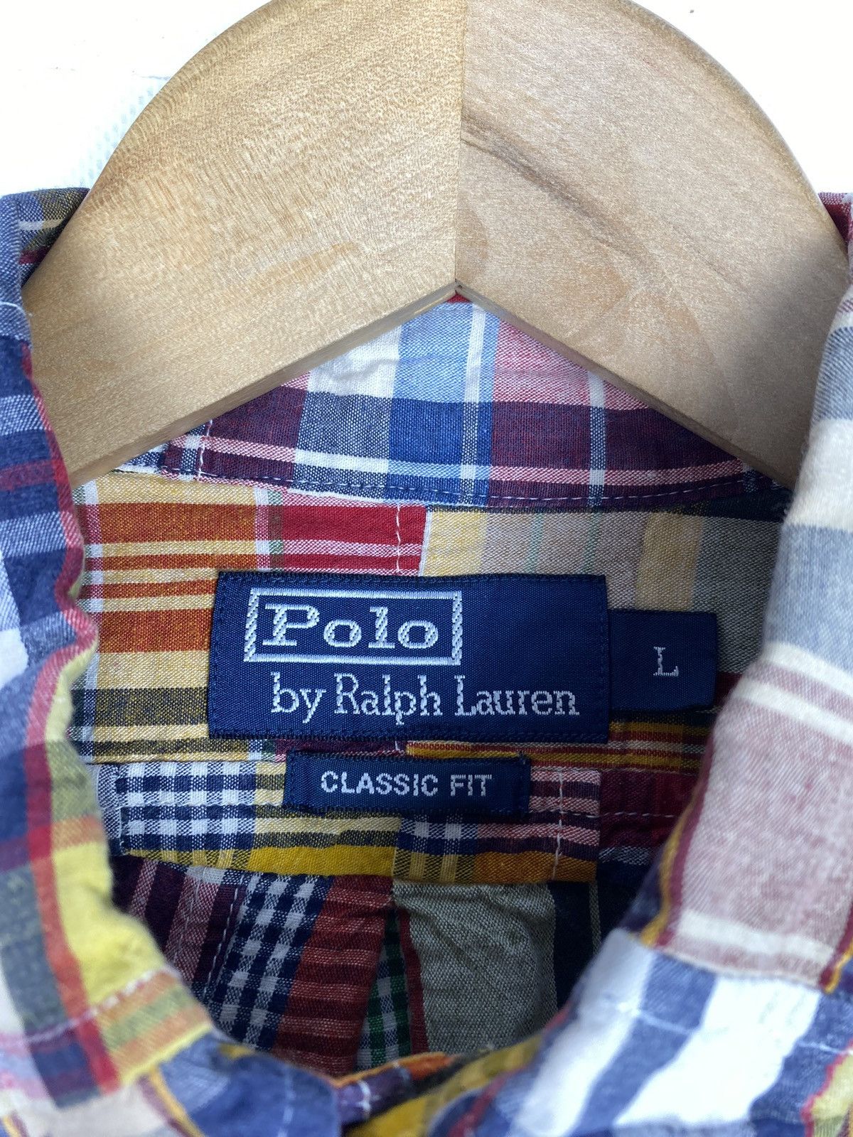 Polo Ralph Lauren Polo by Ralph Lauren VTG patchwork S/S button up shirt Size US L / EU 52-54 / 3 - 10 Thumbnail