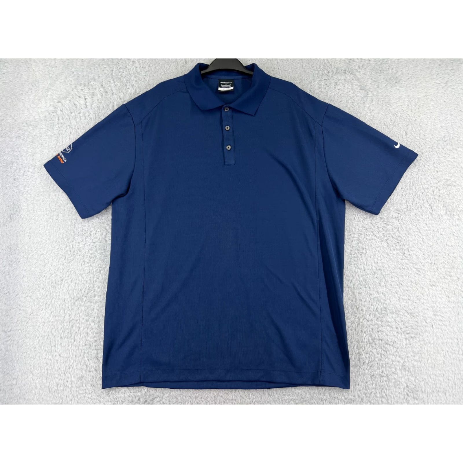Nike Nike Polo Shirt Mens XL Blue Golf Polo Nike Dri-Fit Golf Shirt Slim 100% Polyester Light Weight Casual Sports Shirt Mens XL Blue Nike Size US XL / EU 56 / 4 - 2 Thumbnail