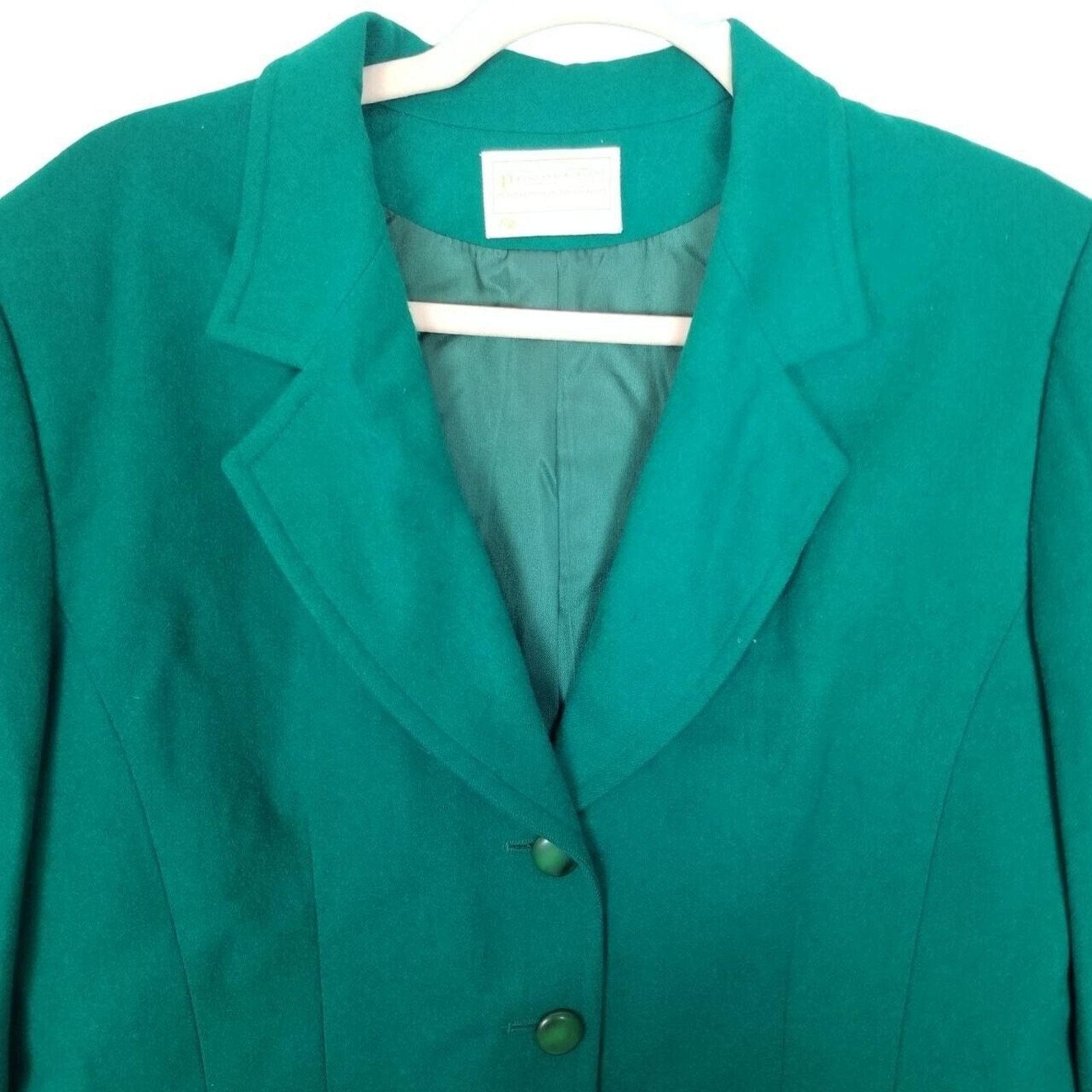 Pendleton Vintage Pendleton Womens Wool Blazer Academia Preppy Ivy 10 Size L / US 10 / IT 46 - 2 Thumbnail
