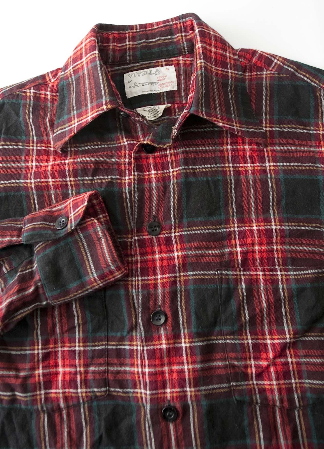 Vintage × Viyella Viyella by Arrow Shirt Flannel Vintage Size S Made Canada Size US S / EU 44-46 / 1 - 5 Thumbnail
