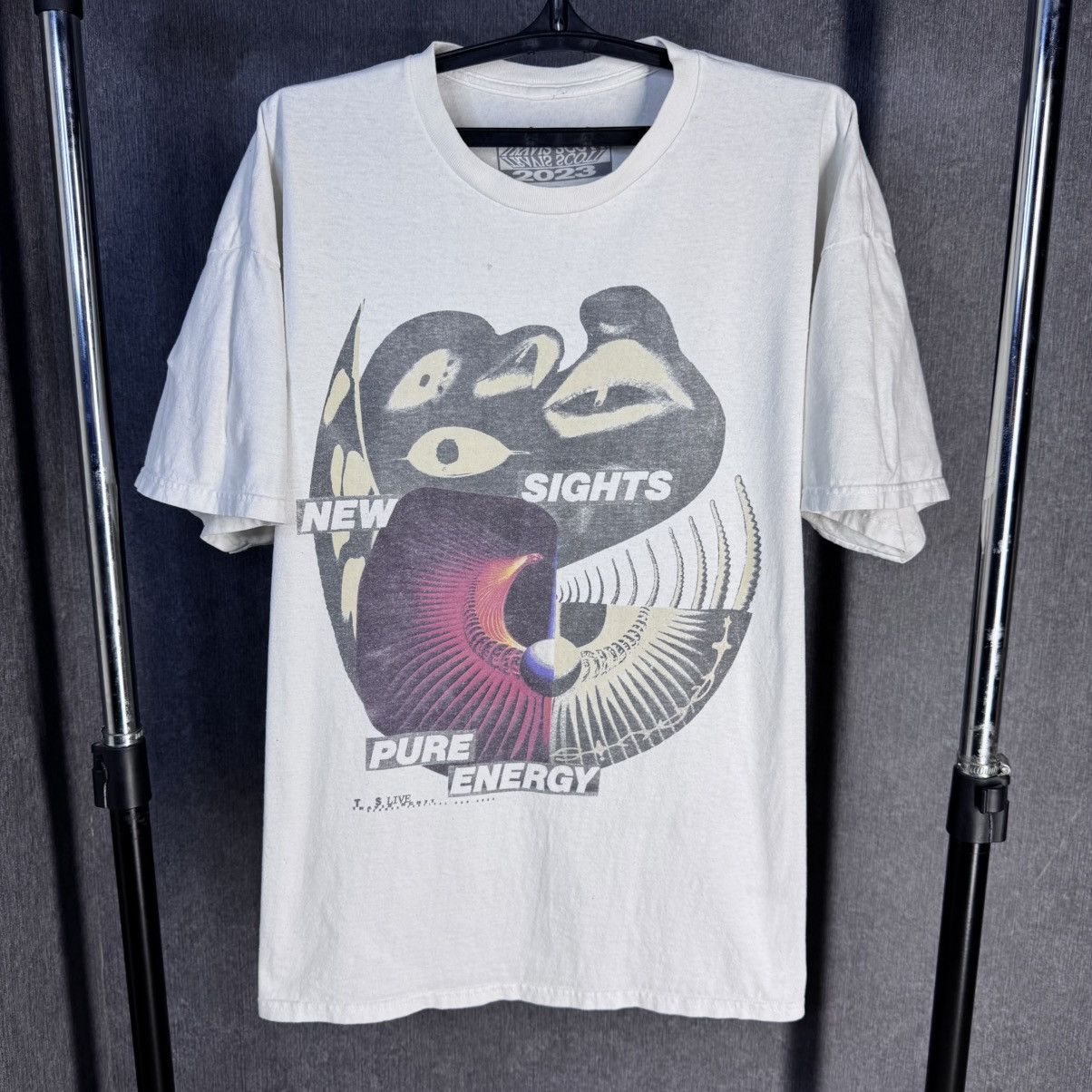 Travis Scott Travis Scott Rolling Loud 2023 New Sights Pure Energy Tee Size US XL / EU 56 / 4 - 2 Thumbnail
