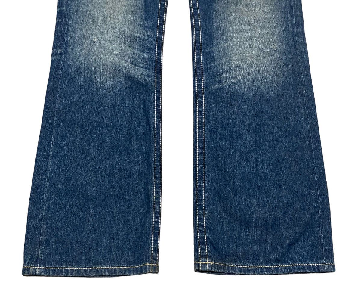 If Six Was Nine × Mek Denim Rare Design Vintage Brand Mek Denim Jeans 2000s Size US 33 - 5 Thumbnail