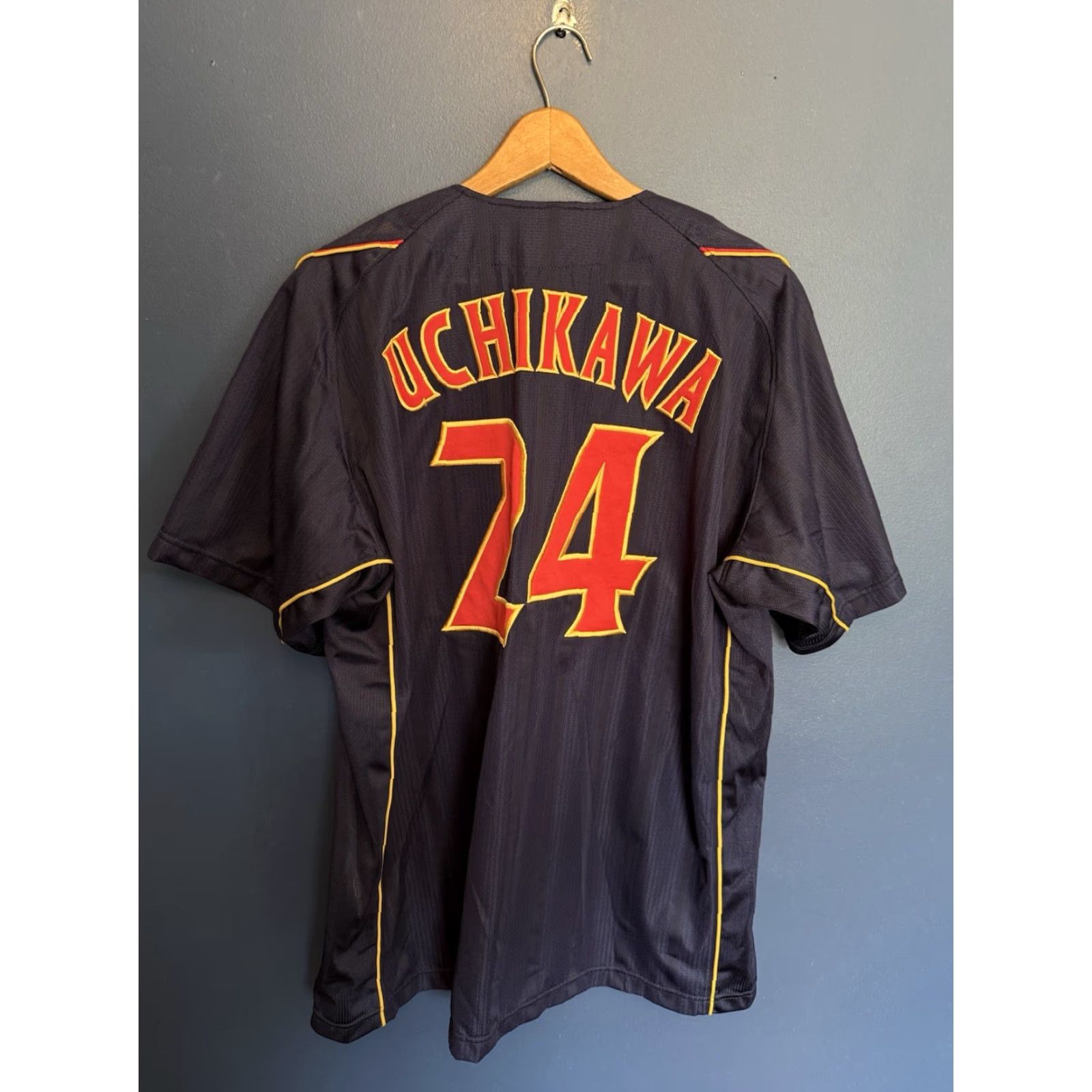 Mizuno Mizuno Samurai Japan World Baseball Classic Blue Jersey L Mens Baseball Azul Classic Uchikawa Size US L / EU 52-54 / 3 - 4 Thumbnail