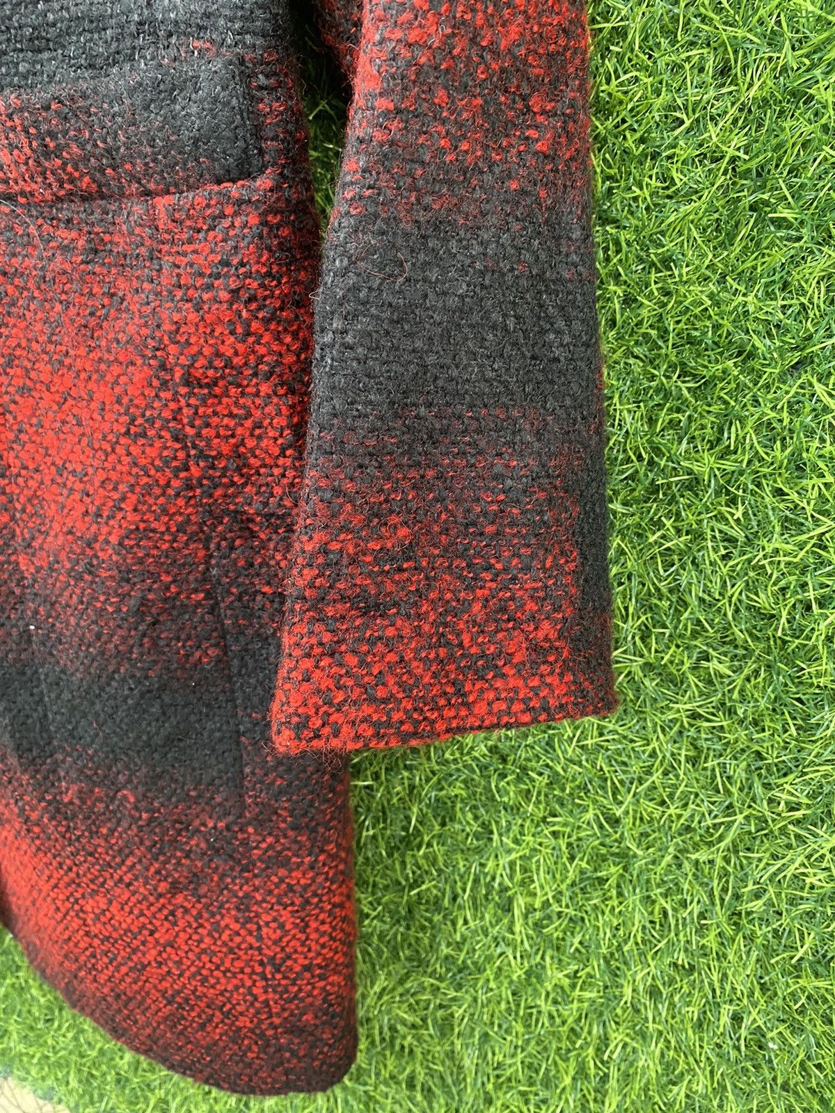 If Six Was Nine Lorena red and black horizontal gradient coat Size M / US 6-8 / IT 42-44 - 3 Thumbnail