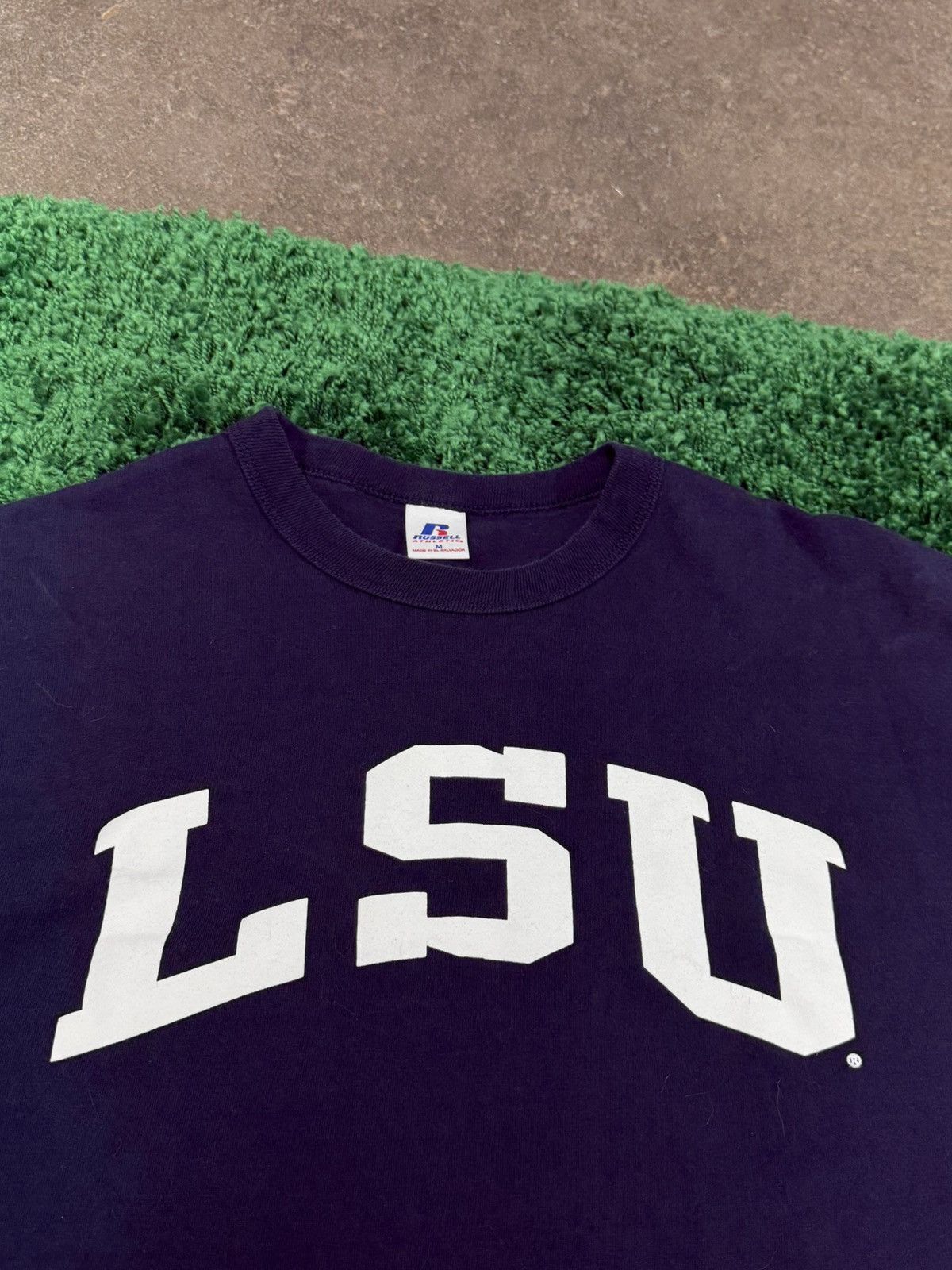 Russell Athletic × Vintage Russell Athletic x LSU Navy College Logo Tee Medium Size US M / EU 48-50 / 2 - 2 Thumbnail