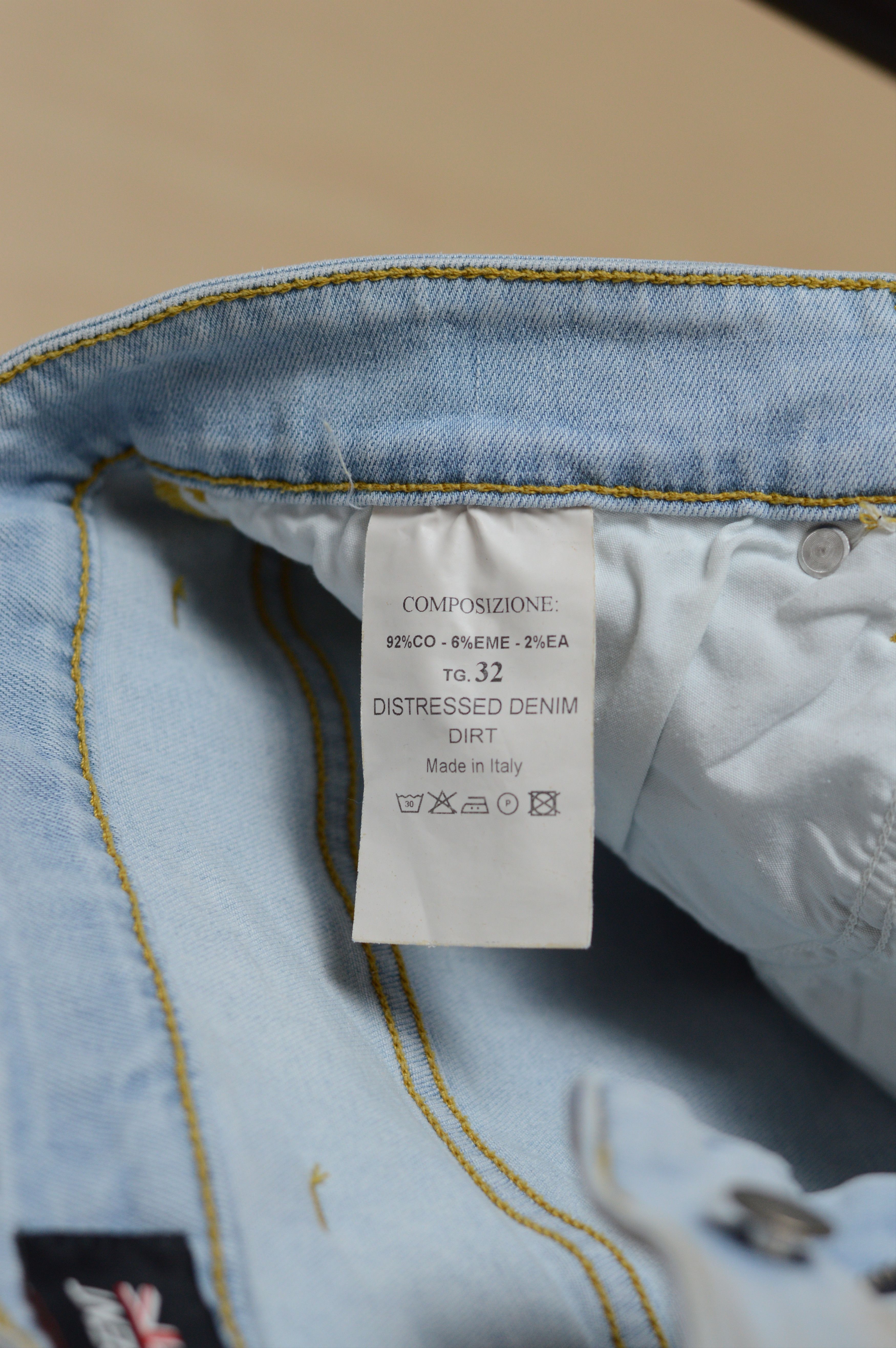 Represent Clo. Represent Distressed Denim Dirt Jeans Pant Size US 32 / EU 48 - 10 Thumbnail