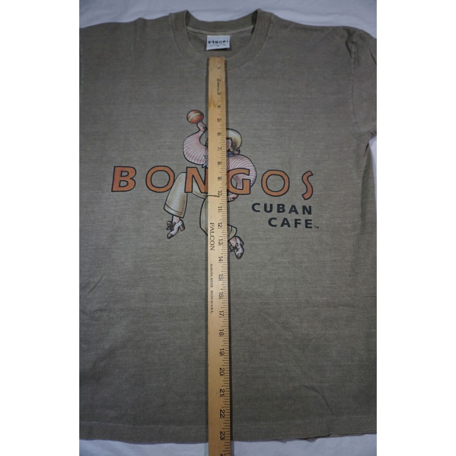 Disney VTG Bongos Cuban Cafe Downtown Disney Single Stitch Men Medium T-Shirt Beige / 1900s 2000s Disney Mens T-Shirt Size US M / EU 48-50 / 2 - 7 Thumbnail