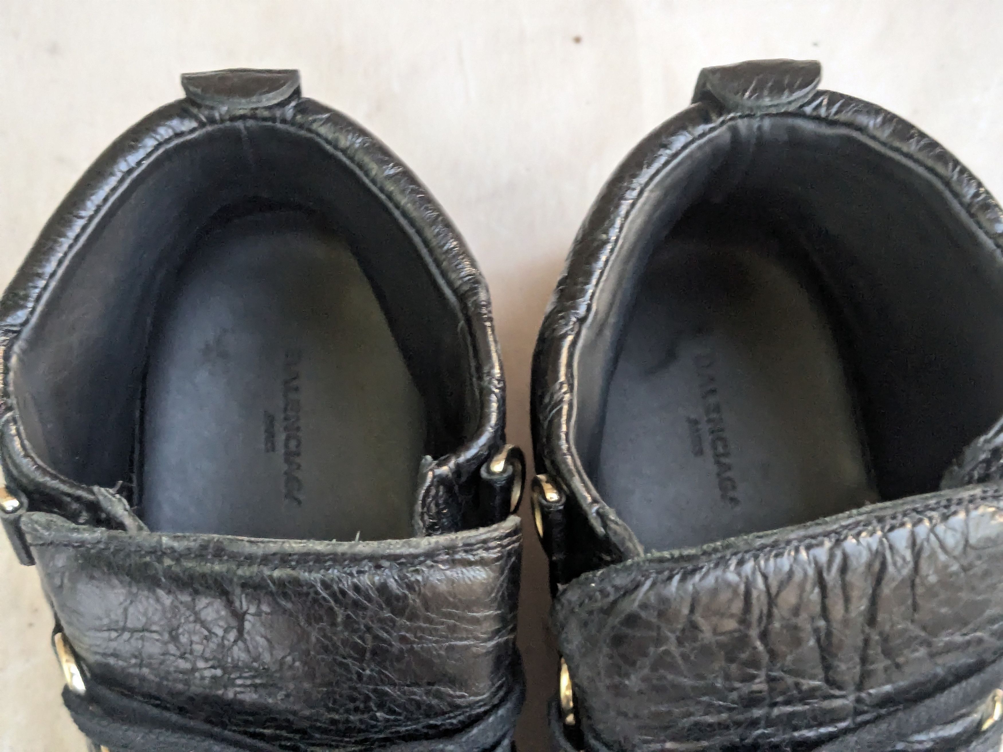 Balenciaga Balenciaga Arena High Top Sneaker Triple Black 8 Size US 8 / EU 41 - 5 Thumbnail