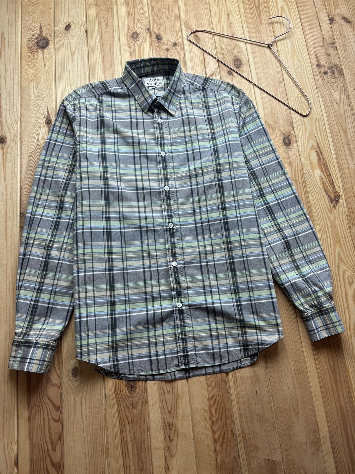 Acne Studios Acne Studios checkered shirt Size US M / EU 48-50 / 2 - 1 Thumbnail