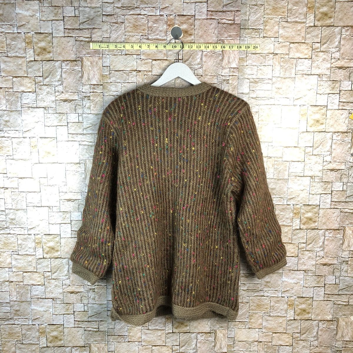 Japanese Brand Emerald Princess Brown Cardigan Knitwear #A1186 Size L / US 10 / IT 46 - 12 Thumbnail