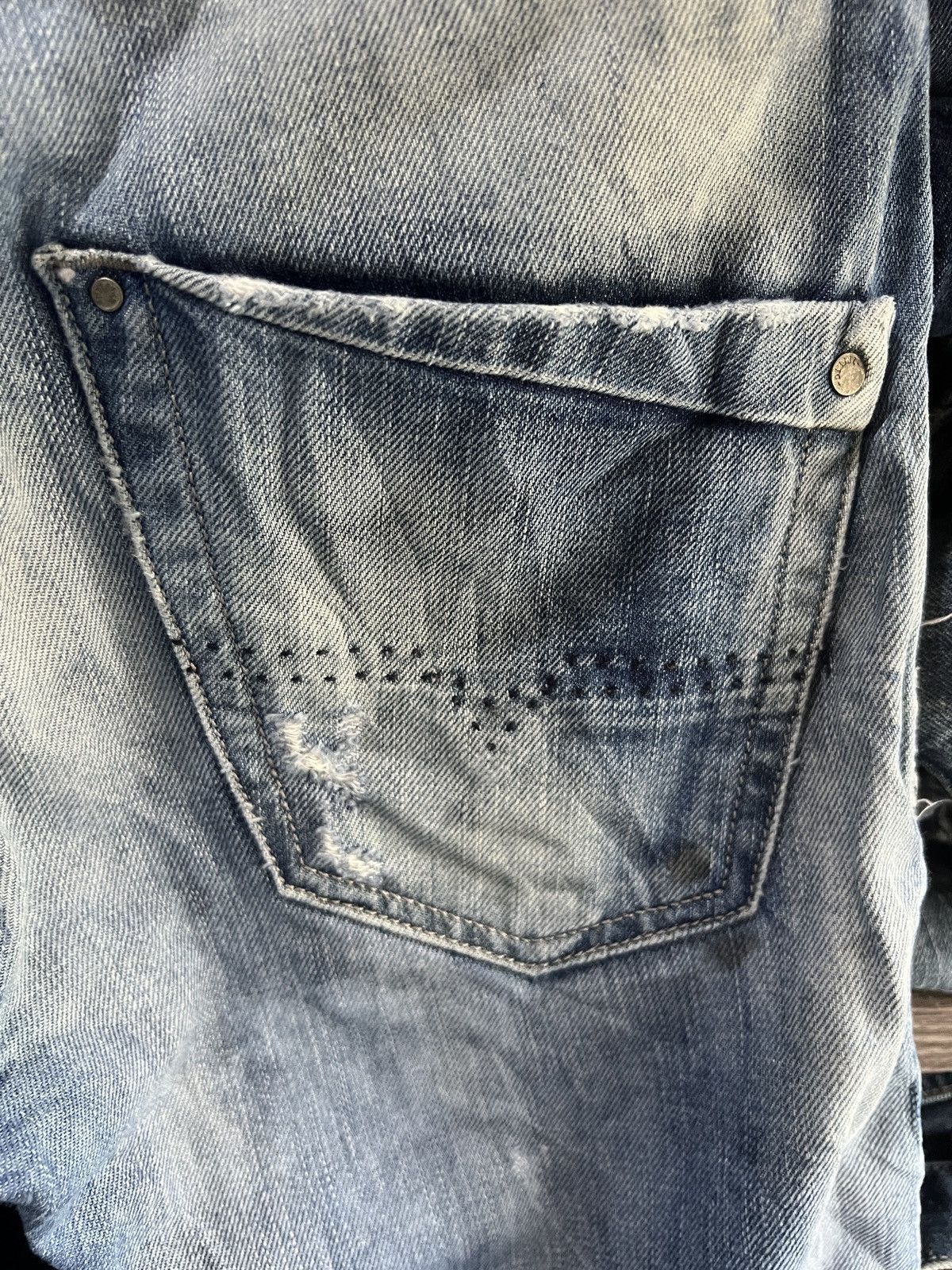 Diesel 🔥Vintage Diesel Distressed Denim Size US 29 - 12 Thumbnail