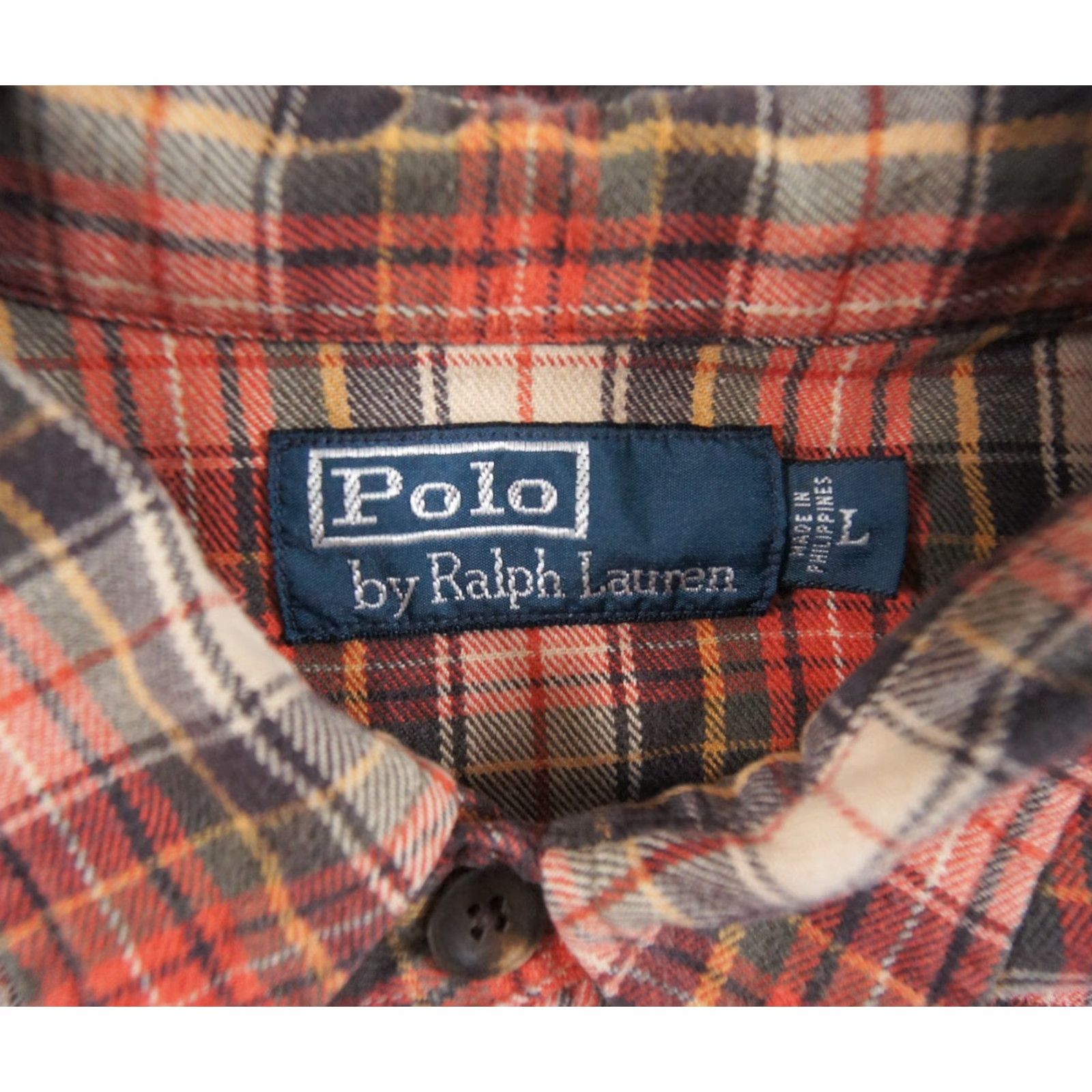Polo Ralph Lauren VINTAGE Polo Ralph Lauren Shirt Mens Large Red Button-Down Long Sleeve Casual Business Wear 90s Mens Size US L / EU 52-54 / 3 - 7 Thumbnail